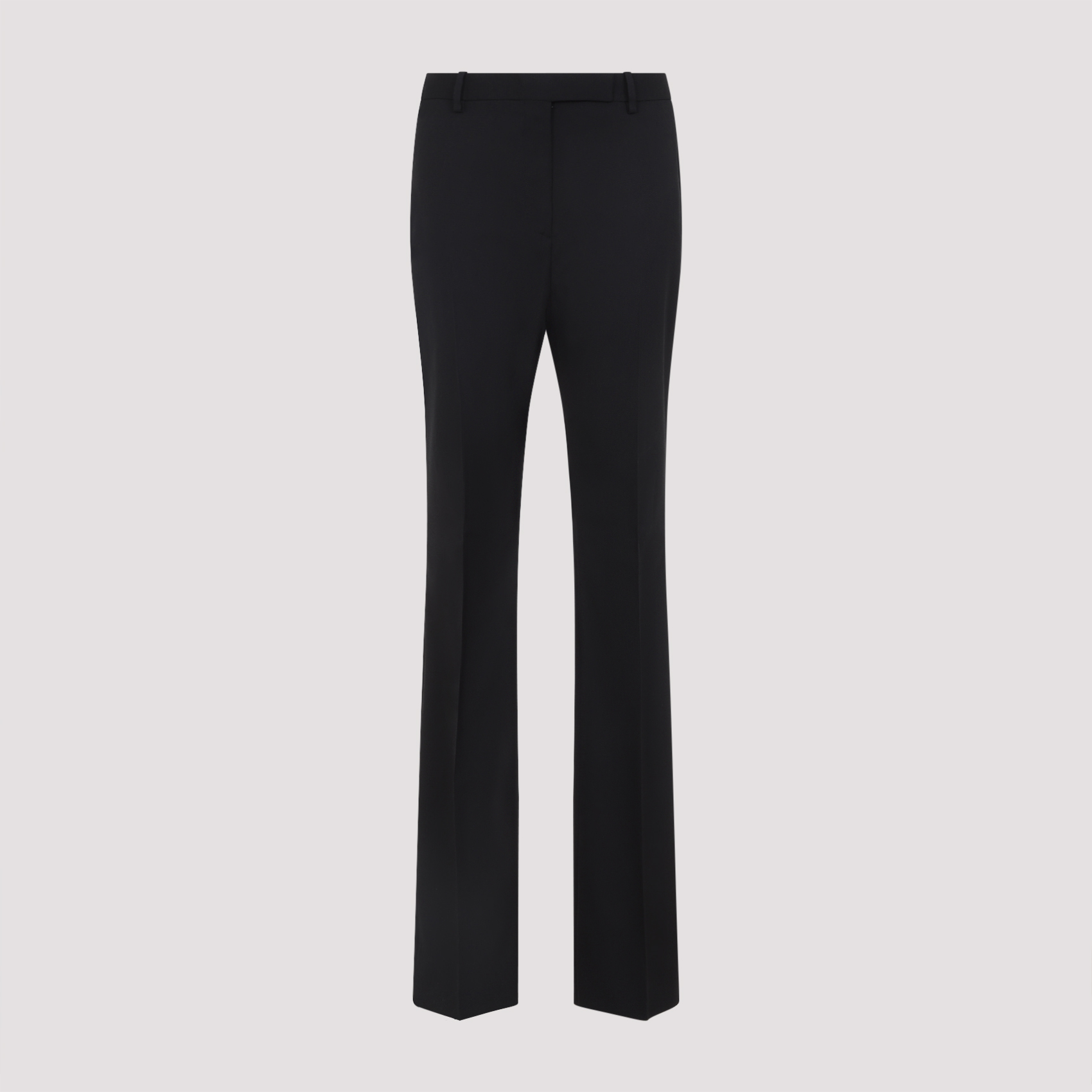 Tom Ford Women's Black Tailored Straight Pants Wool Silk Mulberry