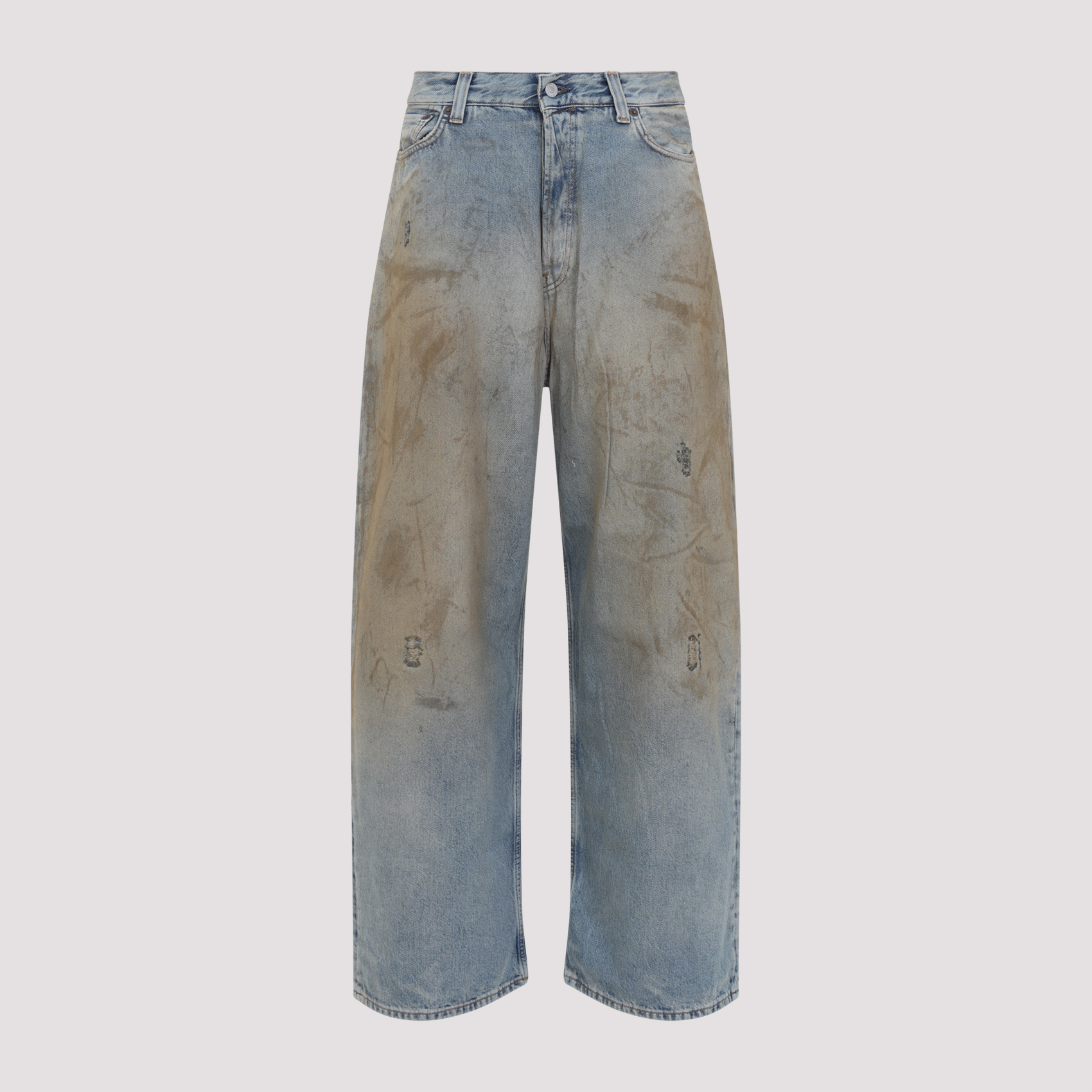 Acne Studios Women's Blue Penicillin Jeans Cotton