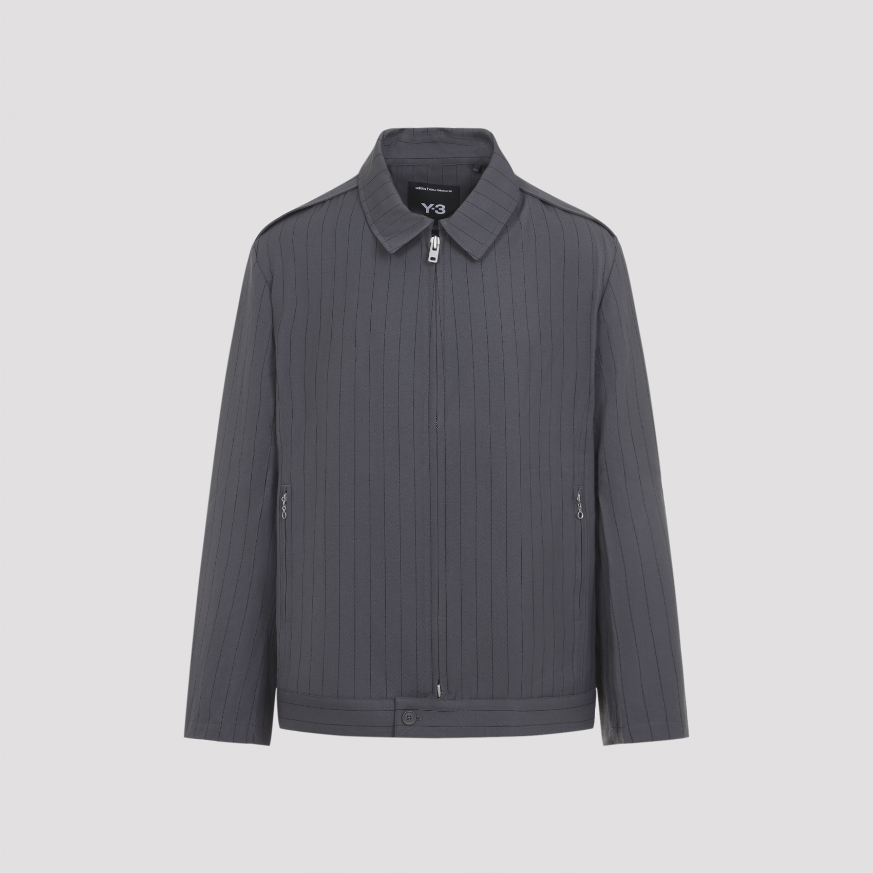 Y 3 Men's Grey Y-3 M Rw Ut Blouson Jacket Polyester Wool Elastane