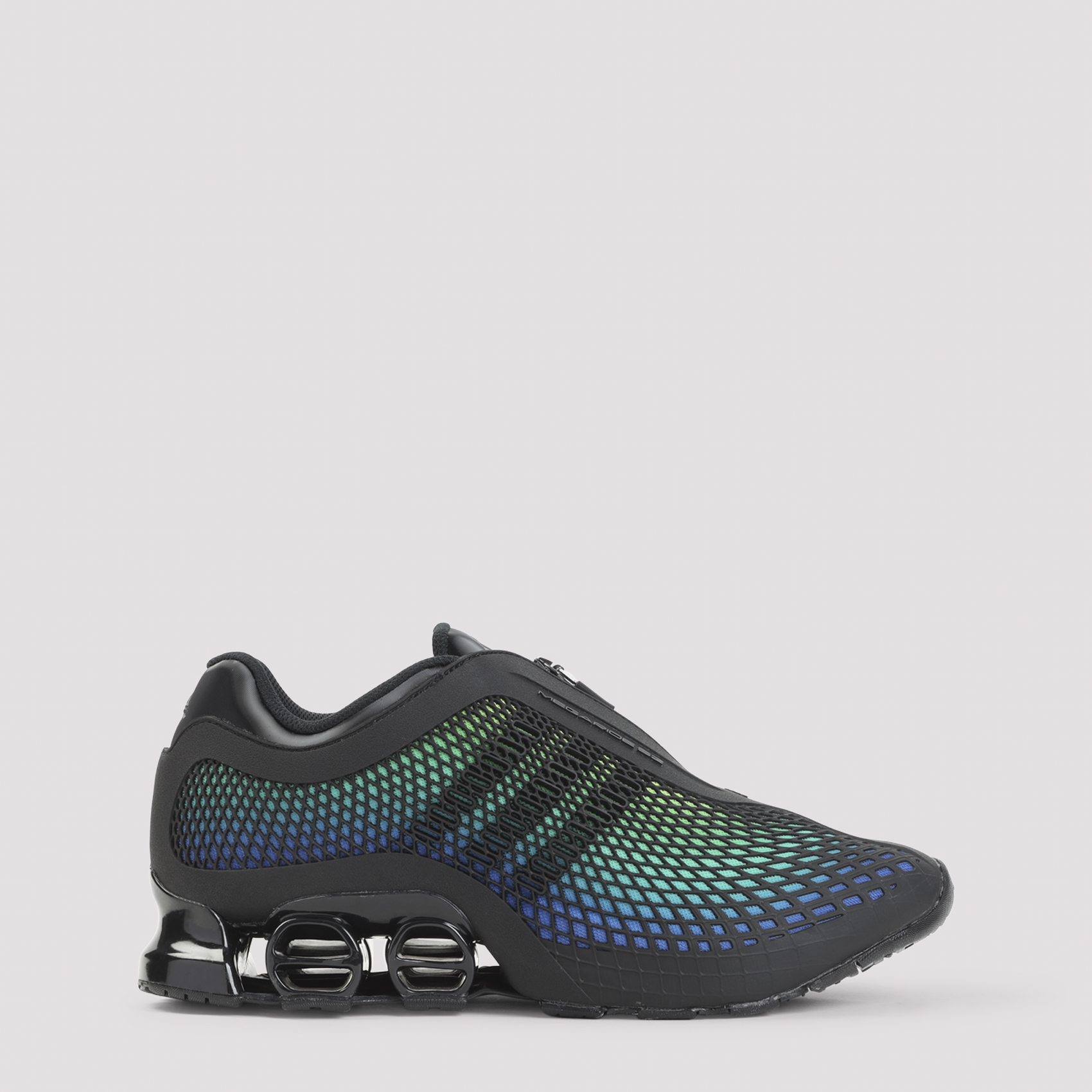 Adidas Men's Black Megaride S2 Sneakers Mesh Textile Rubber Shoe
