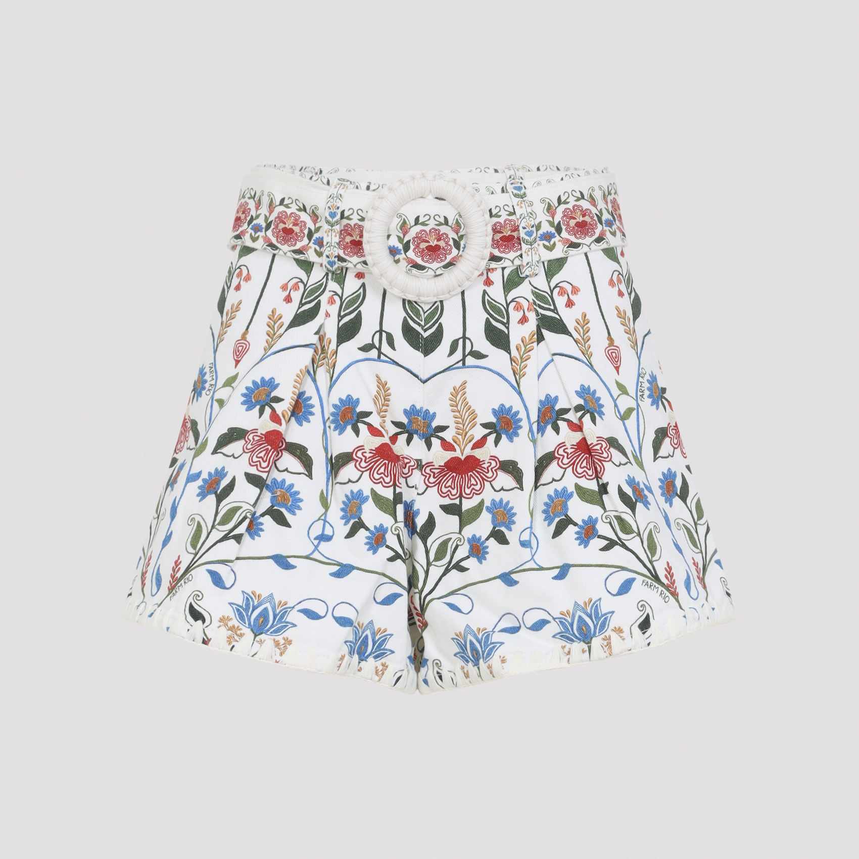 Farm Rio Women's Multicolour Shorts Cotton