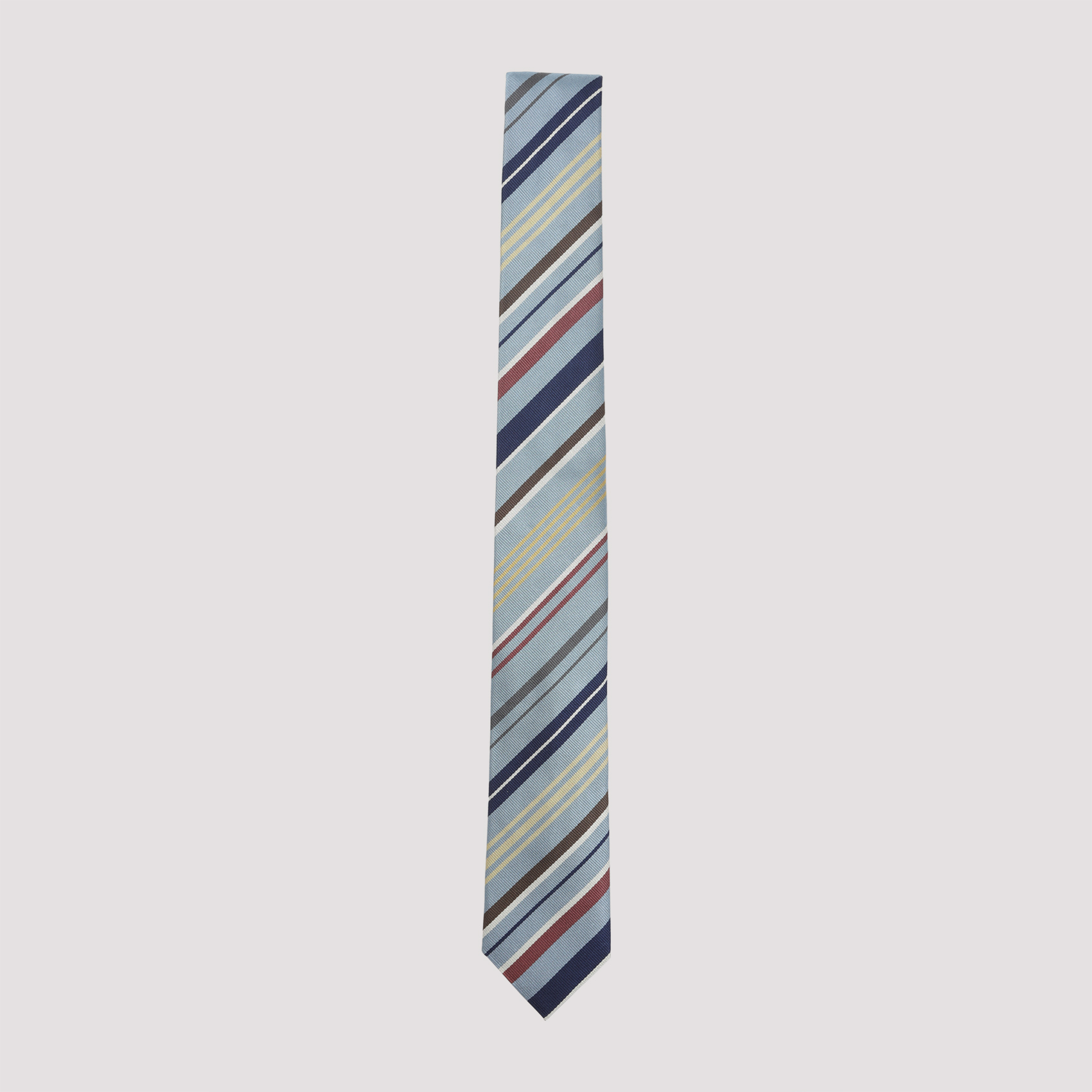Paul Smith Men's Blue Reg Stripe Tie Silk