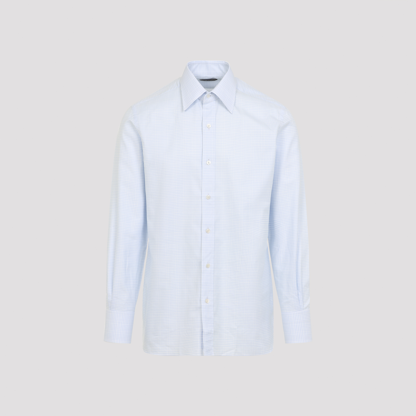 Tom Ford Men's Blue Cotton Shirt