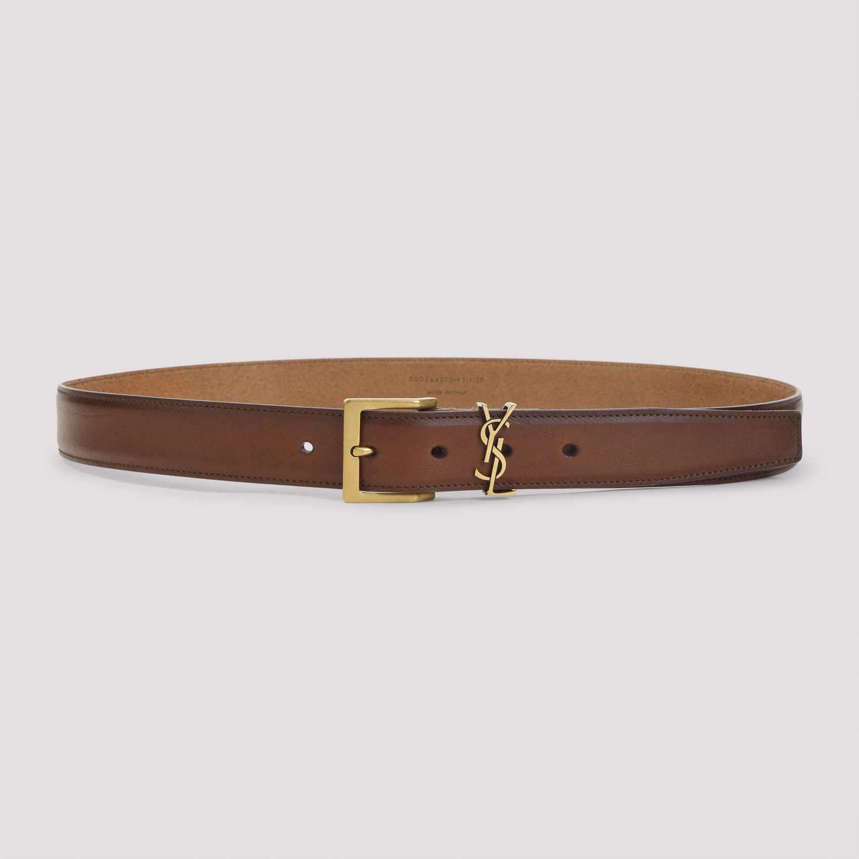 Saint Laurent Men's Red Belt Leather