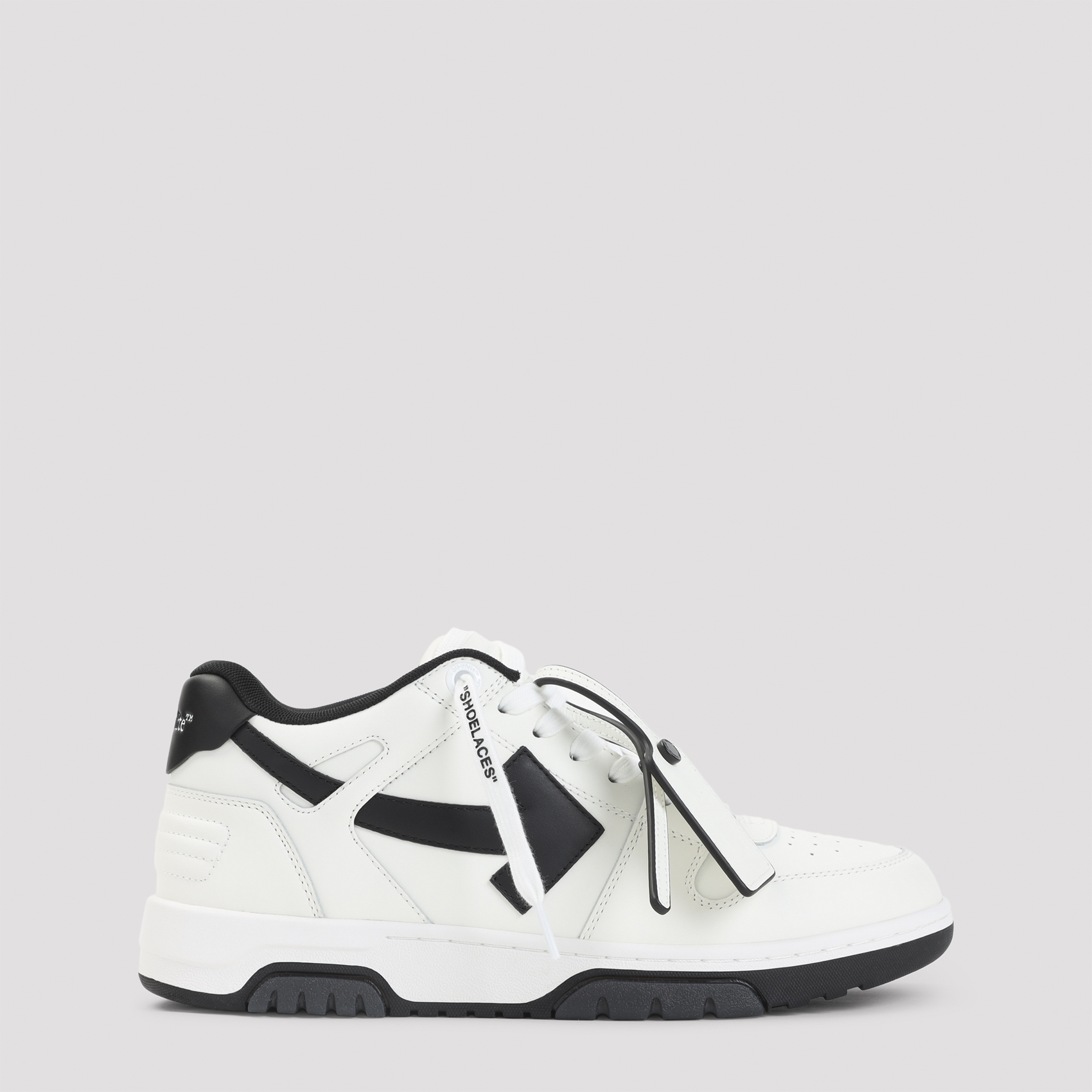 Off-White Men's White Off- M-Out Of Office Sneakers Leather Rubber Shoe