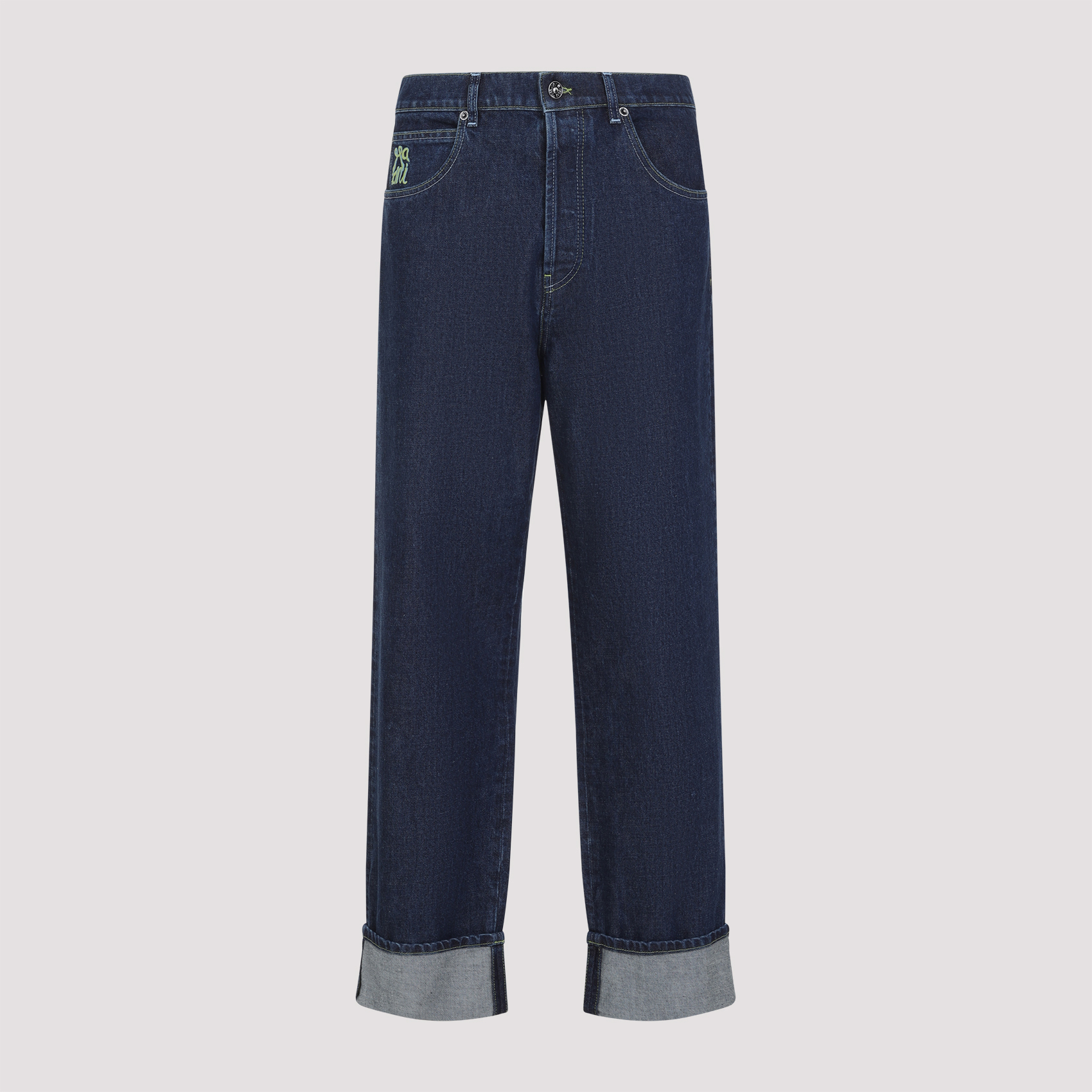 Marni Men's Blue Cotton Jeans