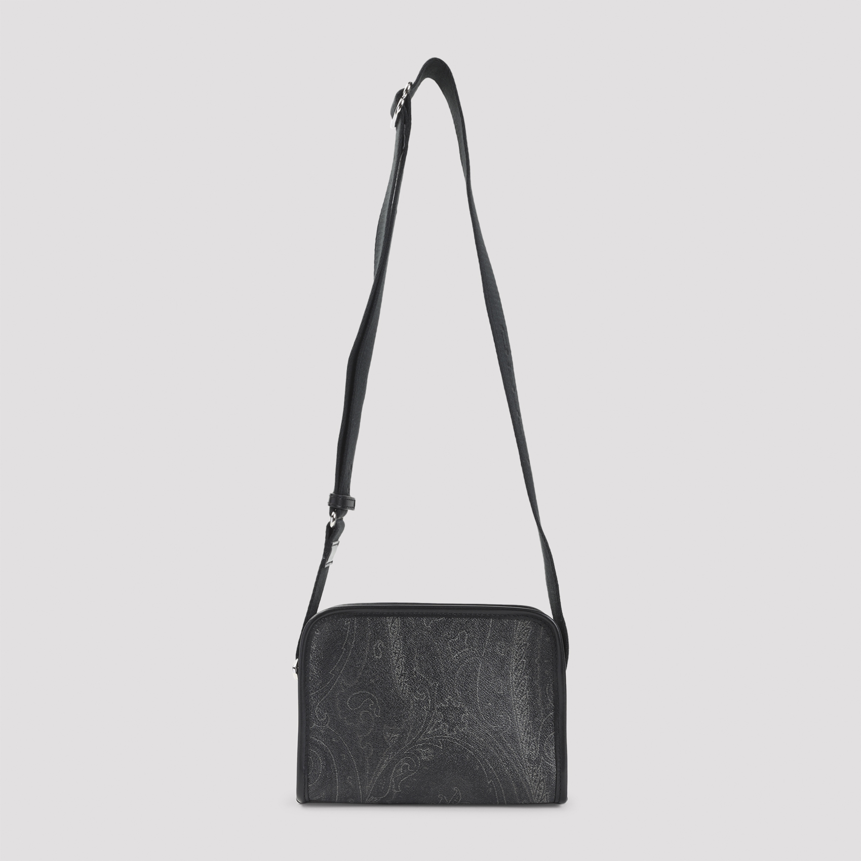 ETRO Etro Arnica Crossbody Camera Case Black Cotton Polyester Bag - Men　エトロ アルニカ クロスボディ カメラ ケース ブラック コットン ポリエステル バッグ - メンズ