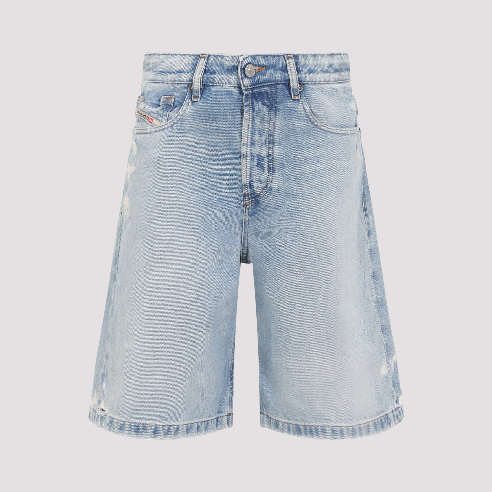 Diesel Women's Blue De-Sire Shorts Cotton
