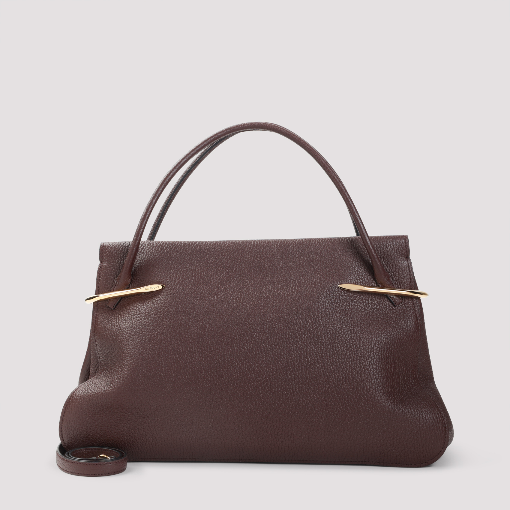 Givenchy Women's Brown Pinch Large Shoulder Bag Calf Leather
