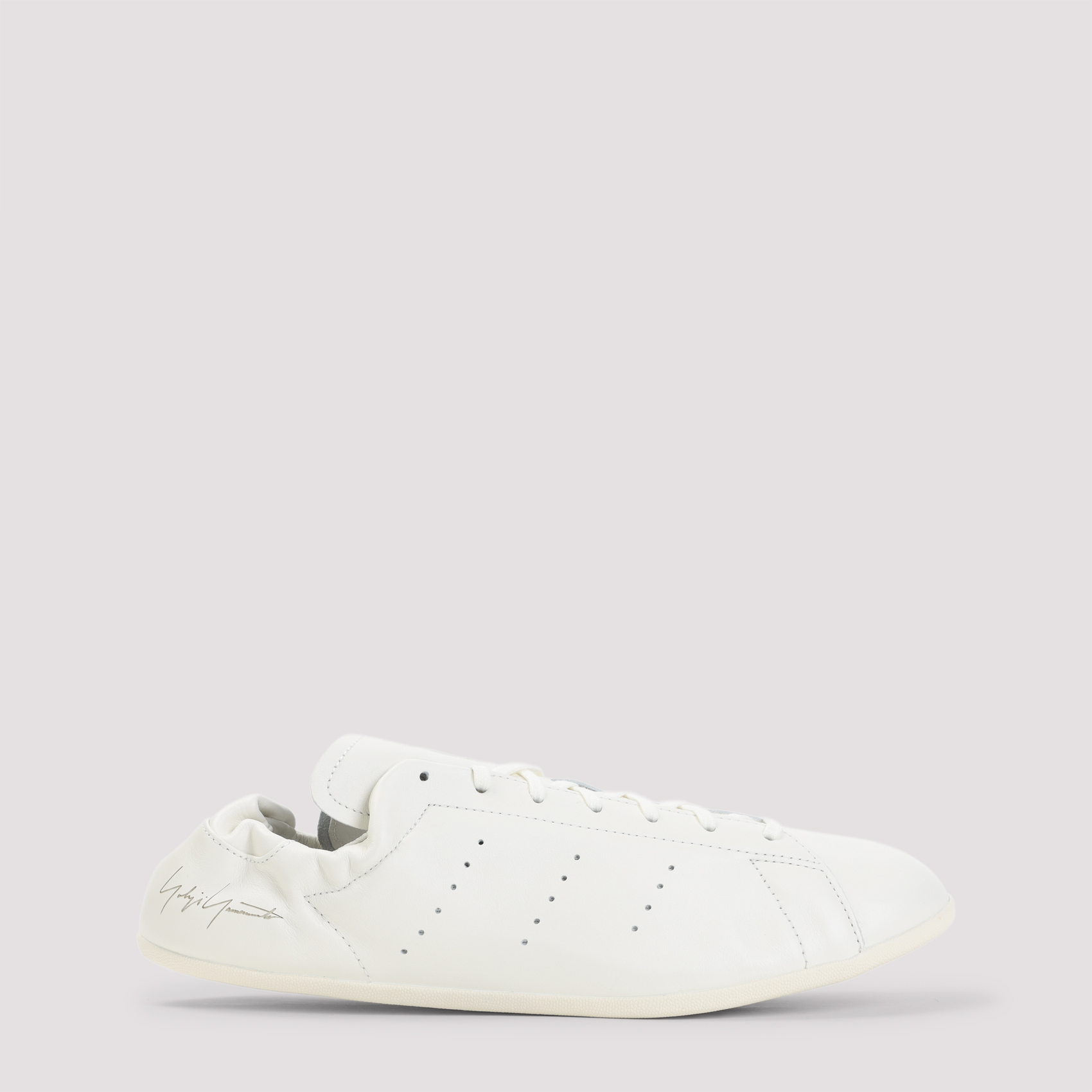 Y 3 Men's White Y-3 Stan Smith Lo Pro Sneakers Leather Rubber Shoe