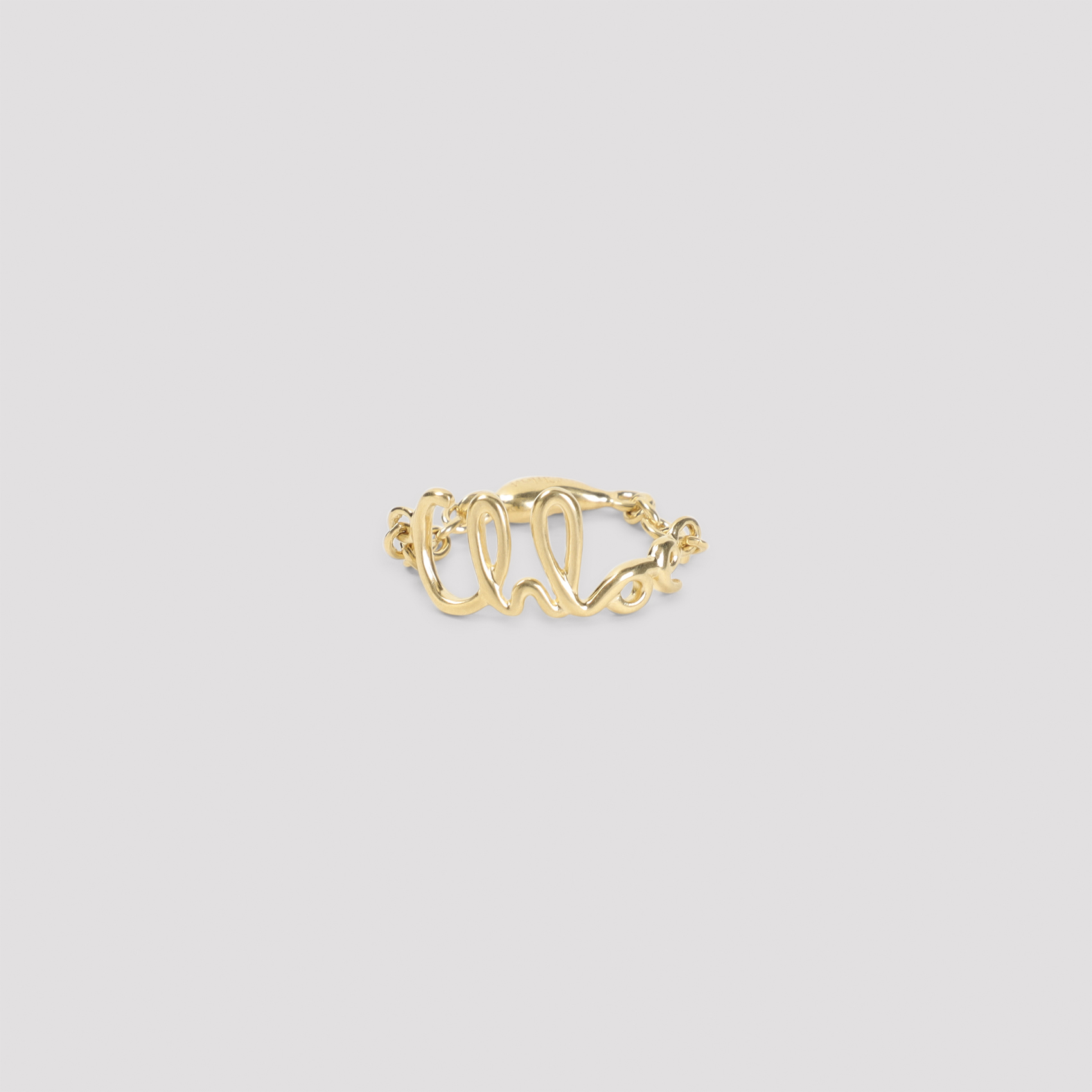 Chloé Women's Metallic Ring Brass Jewellery