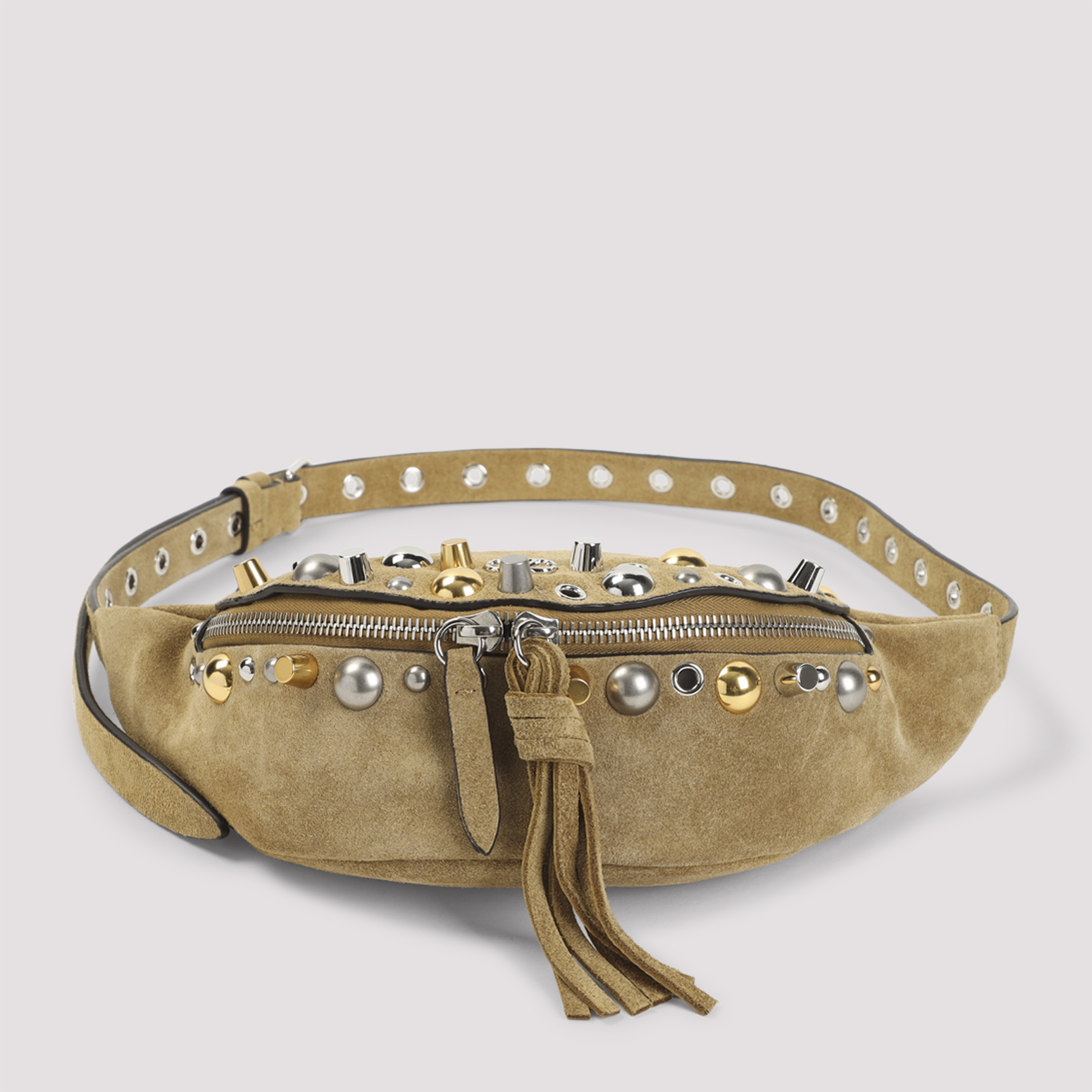 VALENTINO Valentino Garavani Nellcote Belt Bag Nude & Neutrals Leather - Unisex　ヴァレンティノ ガラヴァーニ ネルコート ベルト バッグ ヌード & ニュートラル レザー - ユニ