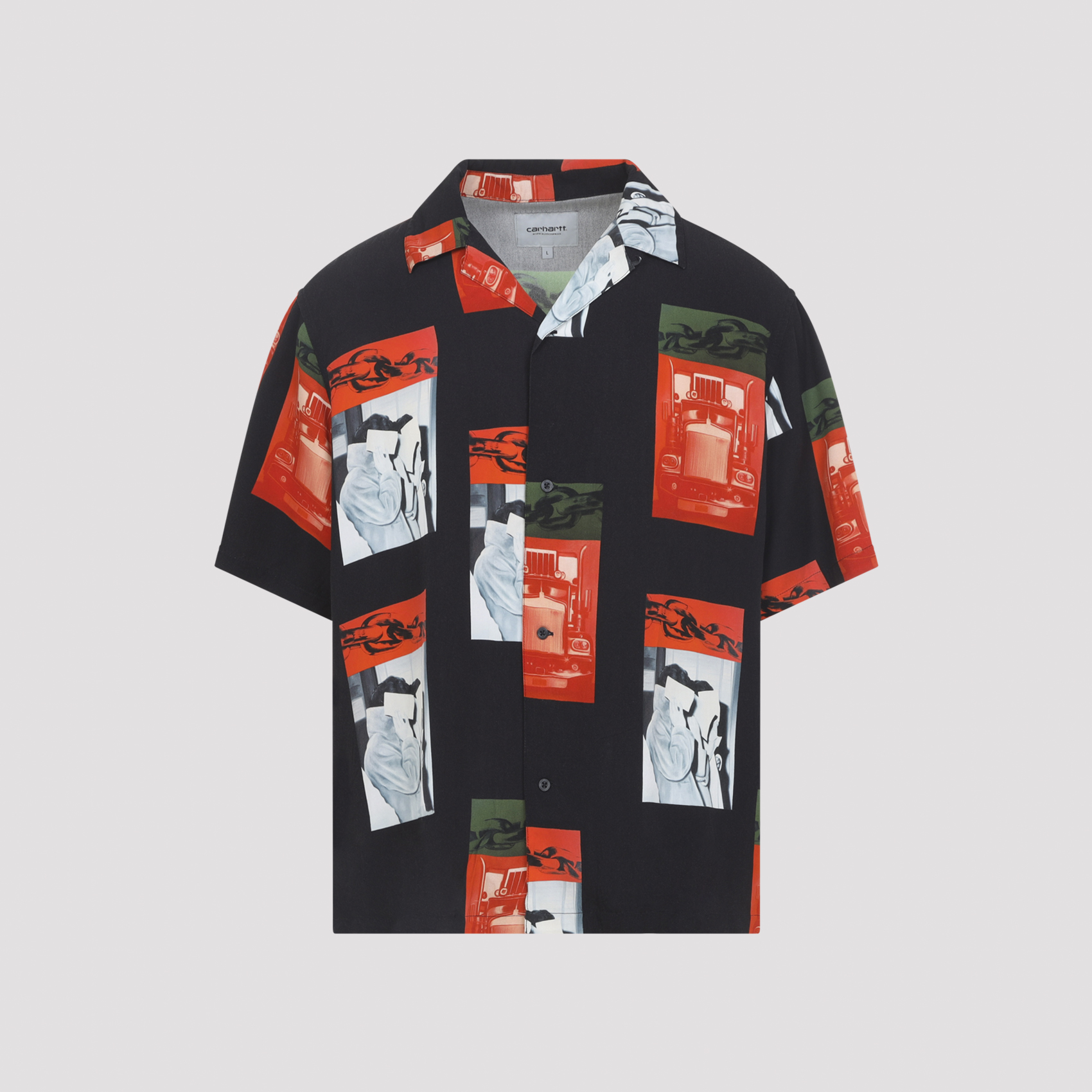 Carhartt Wip Men's Multicolour Sean Hamilton Shirt Viscose