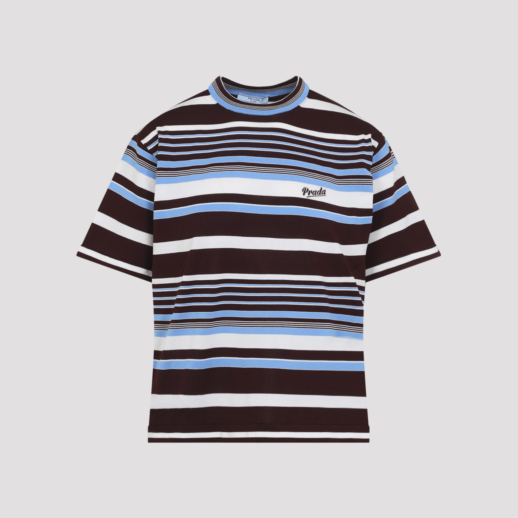 Prada Women's Multicolour Cotton T-Shirt Tshirt