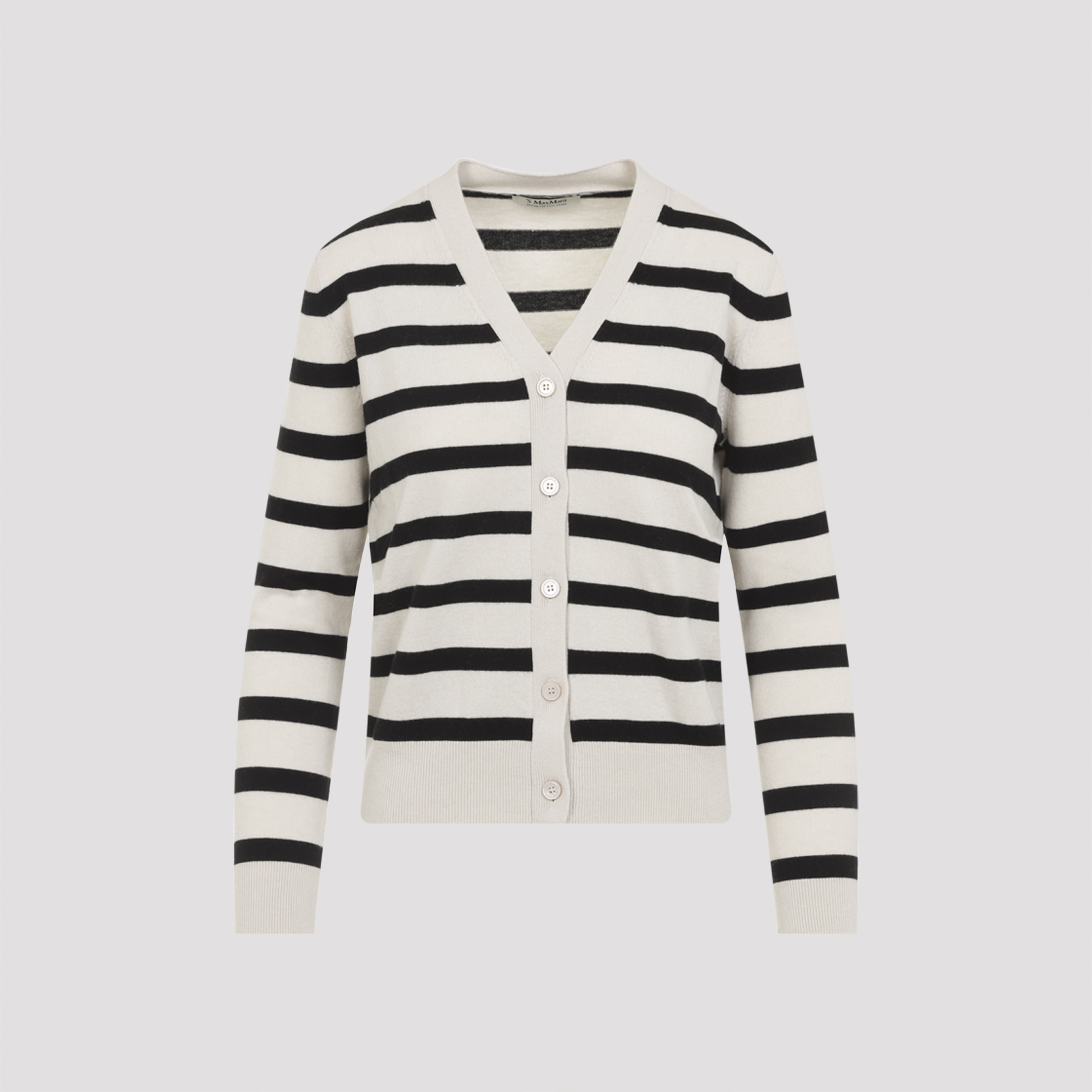 Max Mara`S Women's Nude & Neutrals Ribes Cardigan Wool Sweater