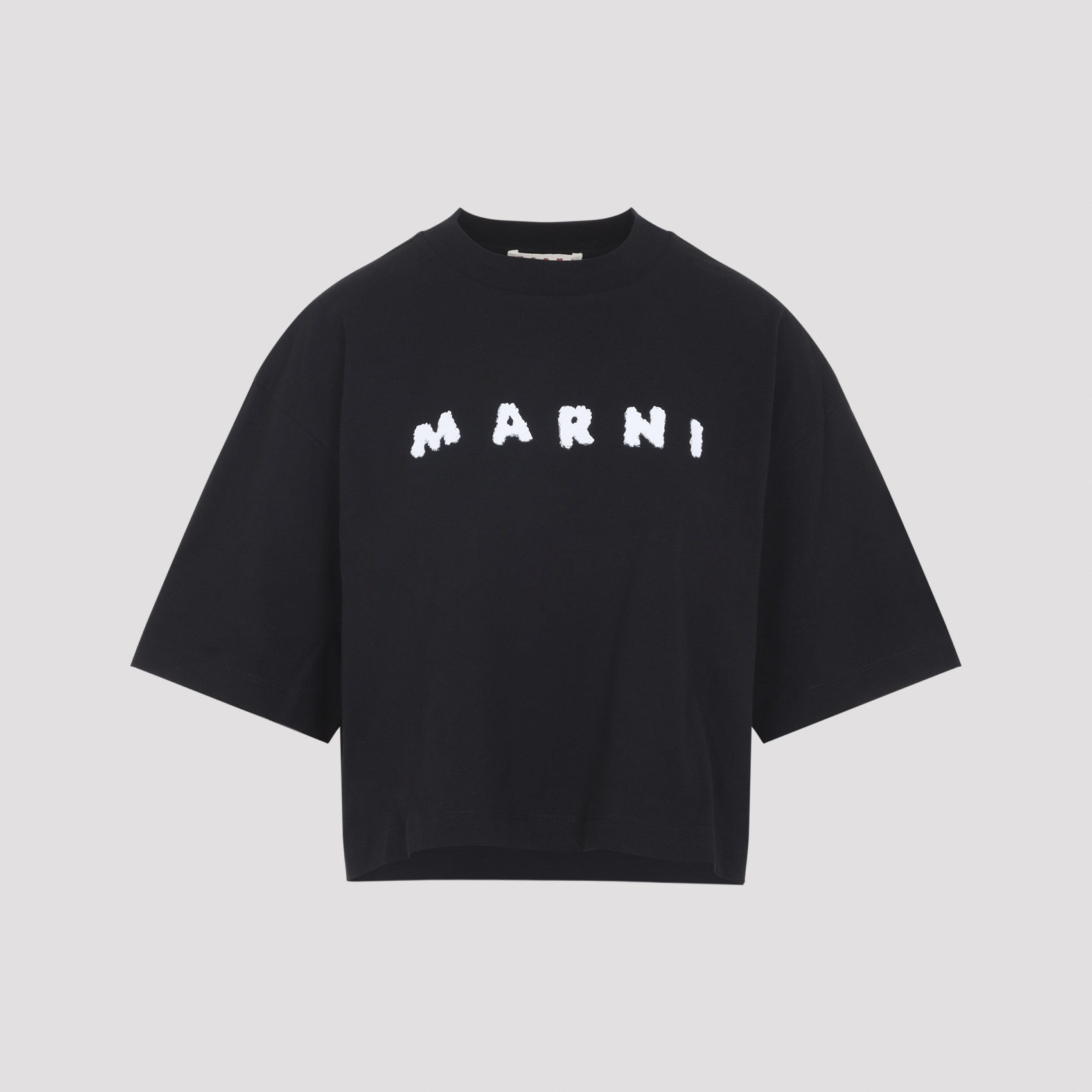 Marni Women's Black T-Shirt Cotton Tshirt
