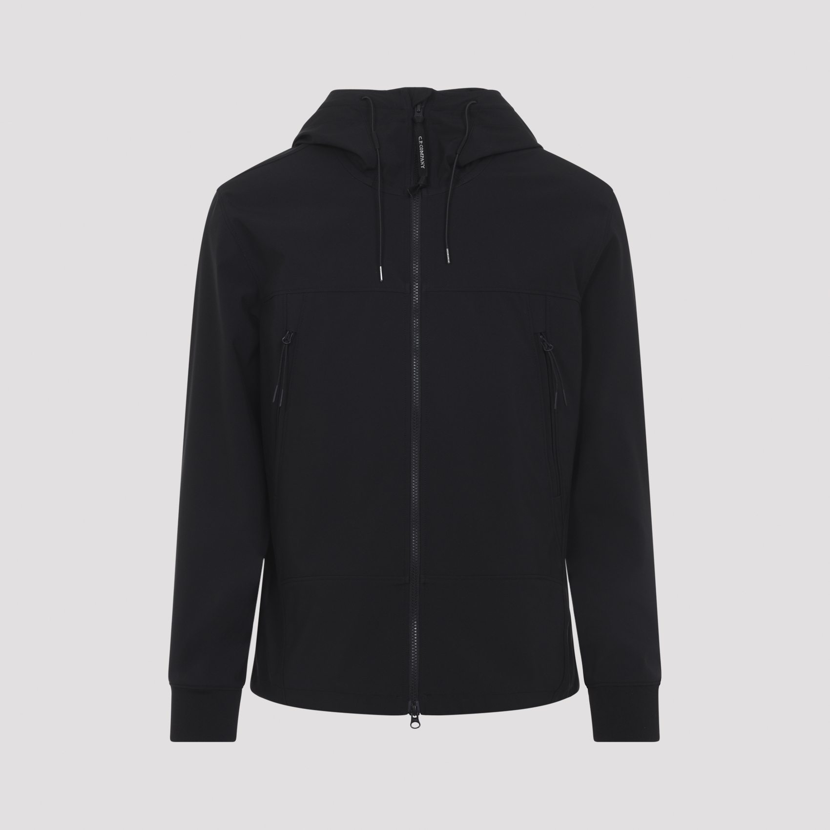 Cp Company Men's Black Shell-R Goggle Jacket Polyester Elastane