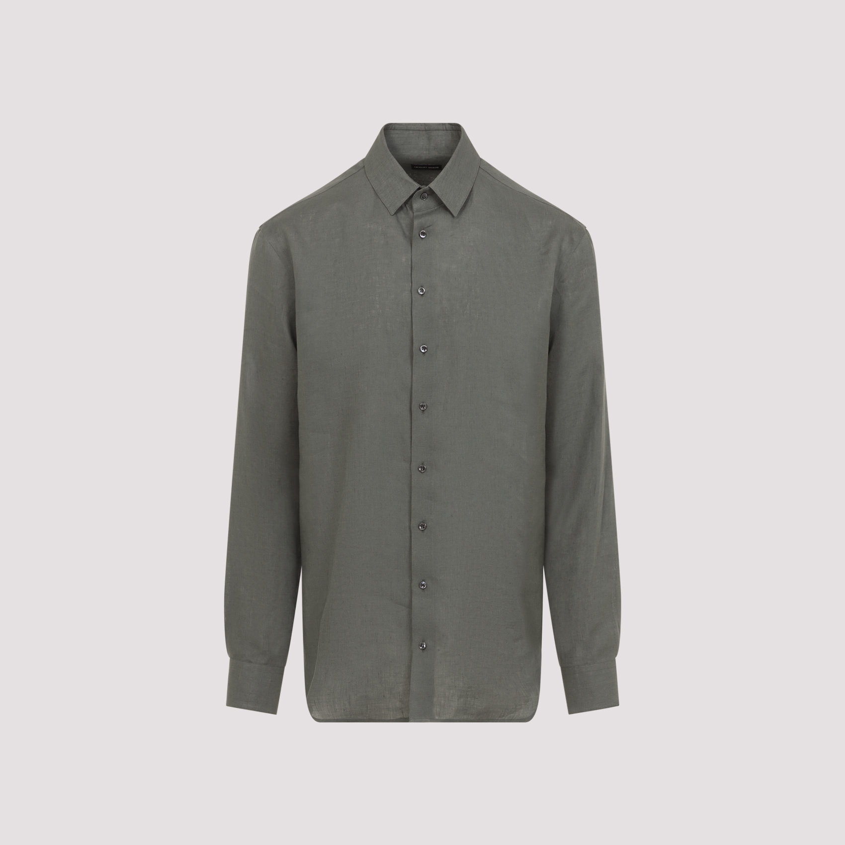 Giorgio Armani Men's Nude & Neutrals Shirt Linen