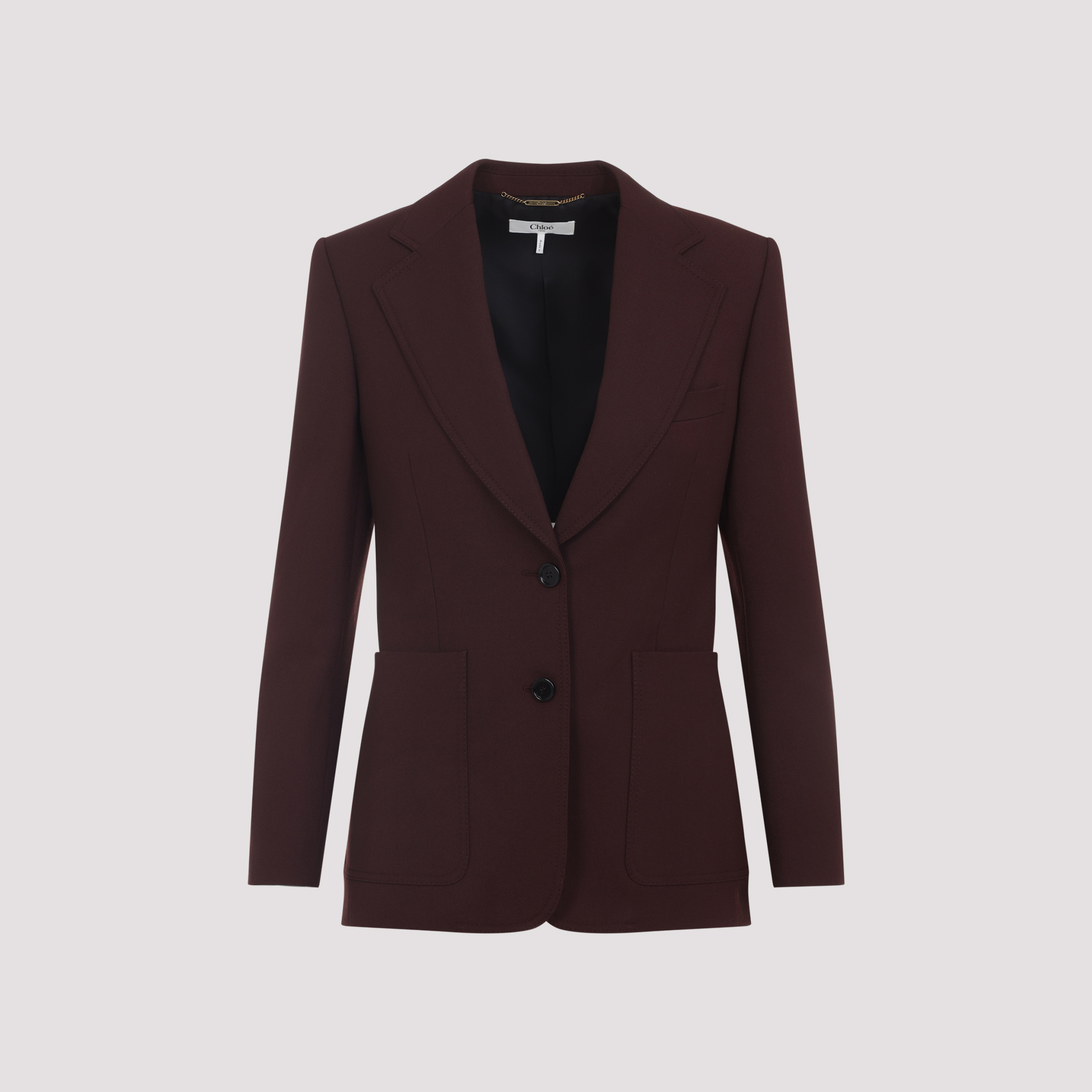 Chloé Women's Pink & Purple Wool Jacket