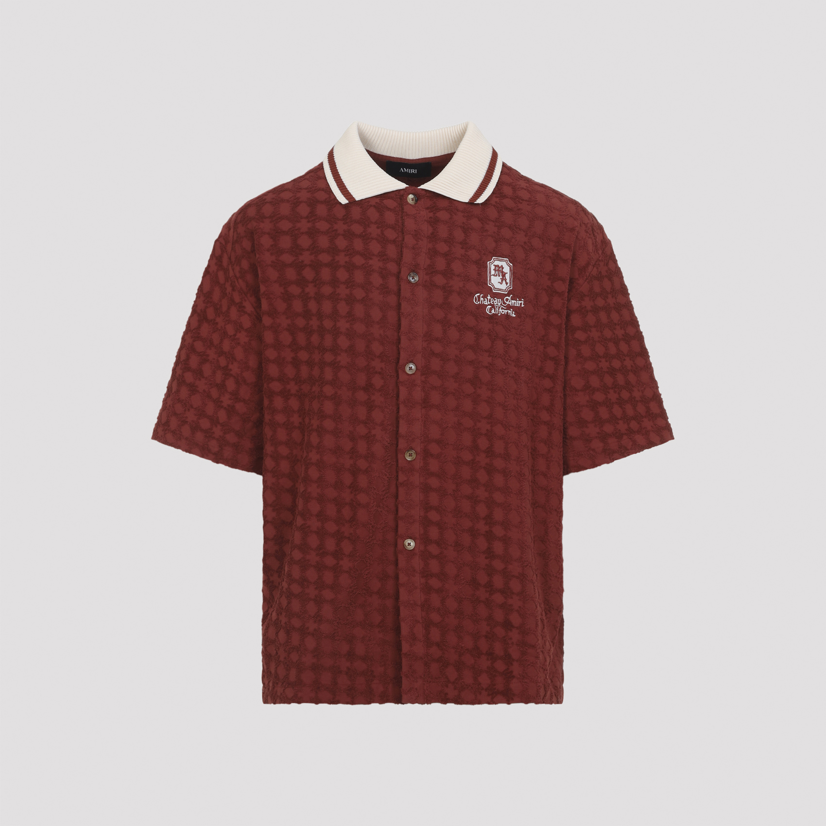 Amiri Men's Red Chateau Shirt Cotton