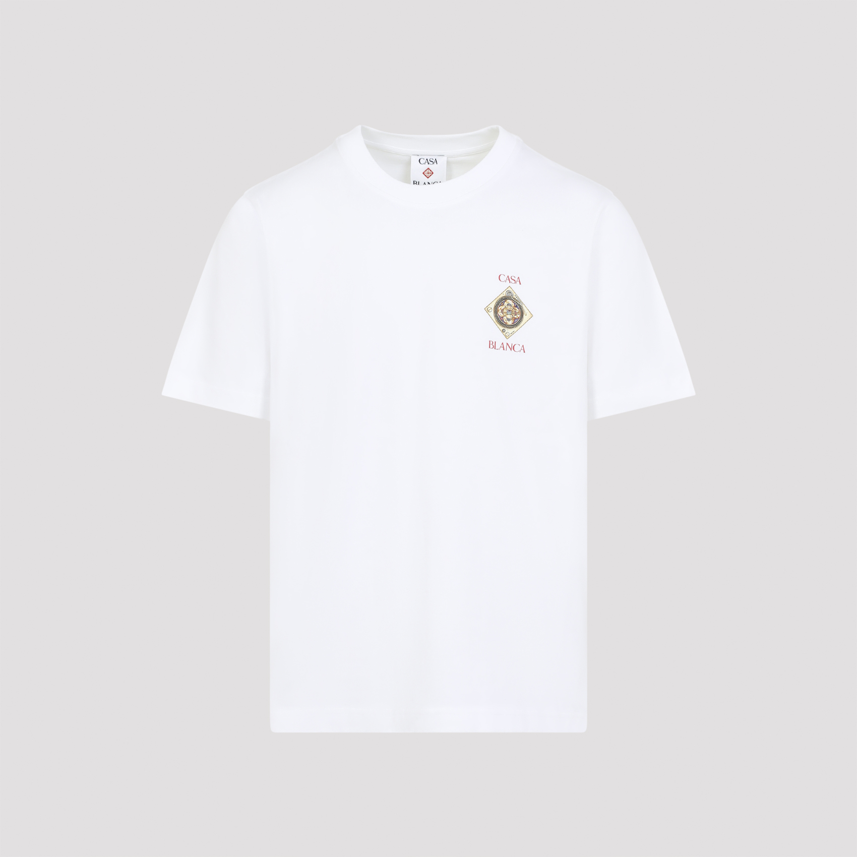Casablanca Men's White Take Me To Church T-Shirt Organic Cotton Tshirt