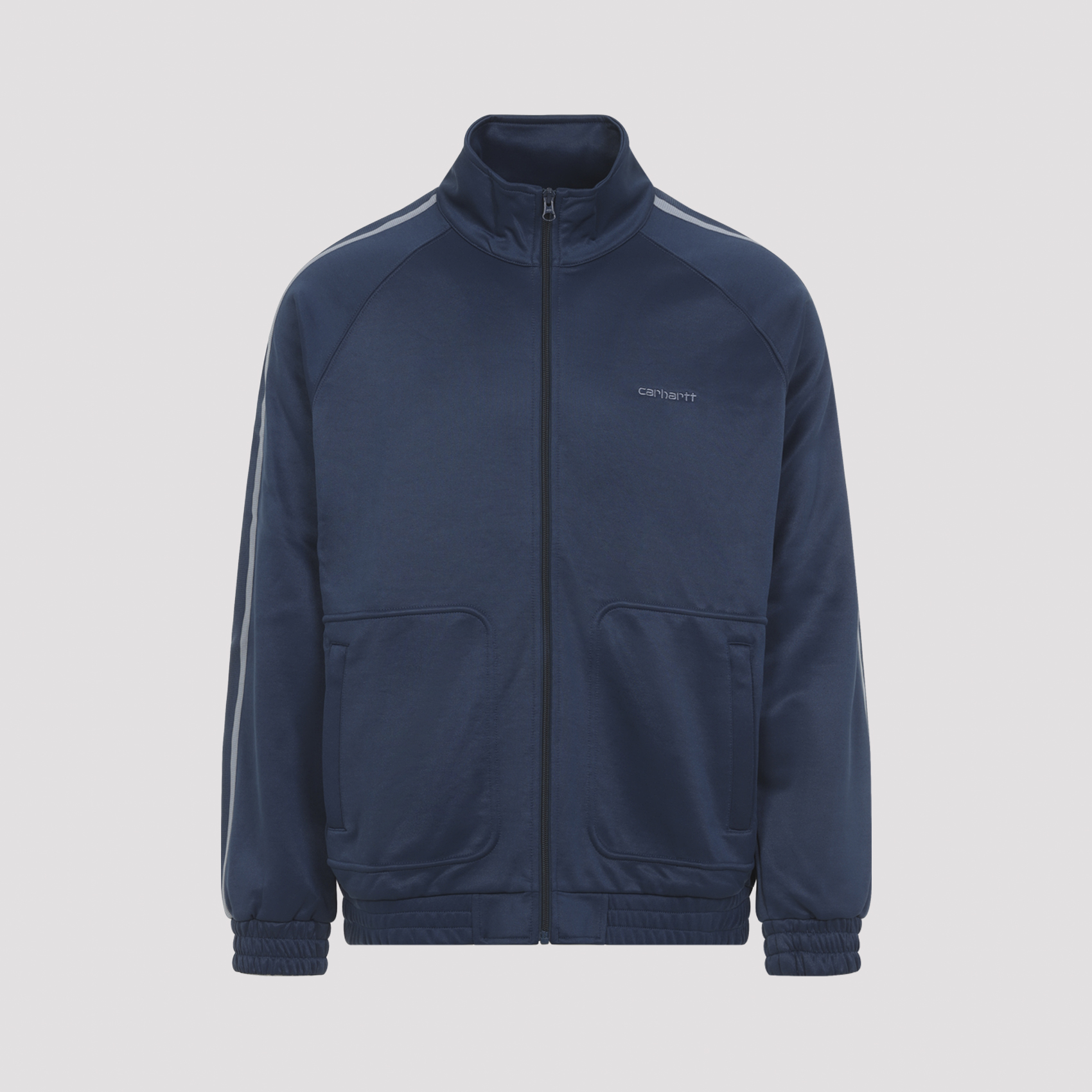 Carhartt Wip Men's Blue Bolar Sweat Jacket Polyester Cotton