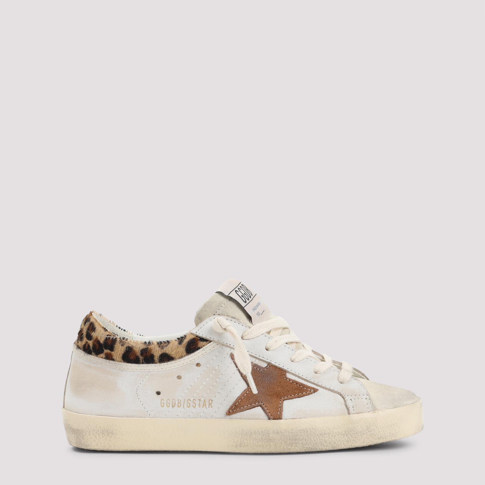 Golden Goose Women's Nude & Neutrals Superstar Sneakers Cow Leather Rubber Shoe