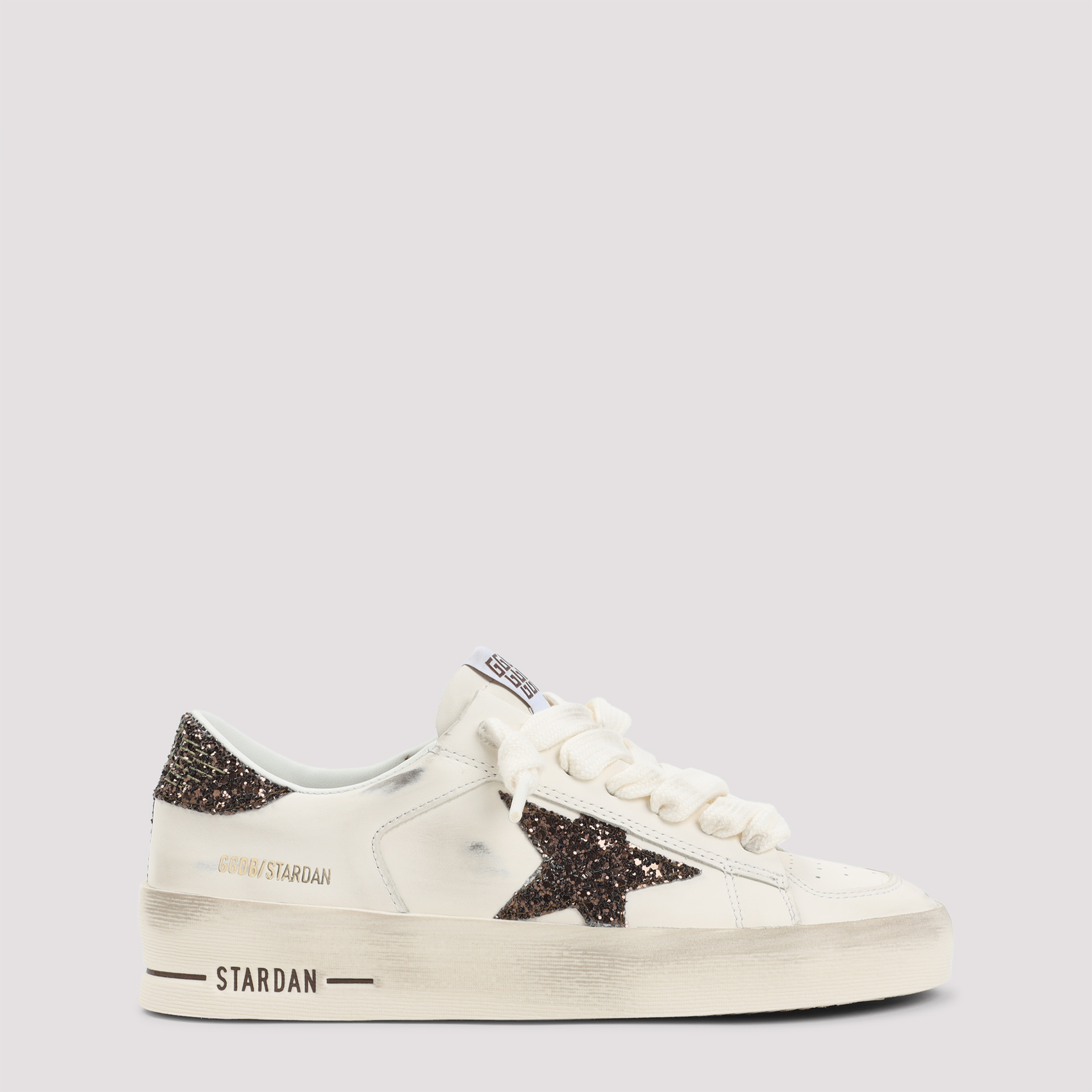 Golden Goose Women's Nude & Neutrals Stardan Sneakers Shoe