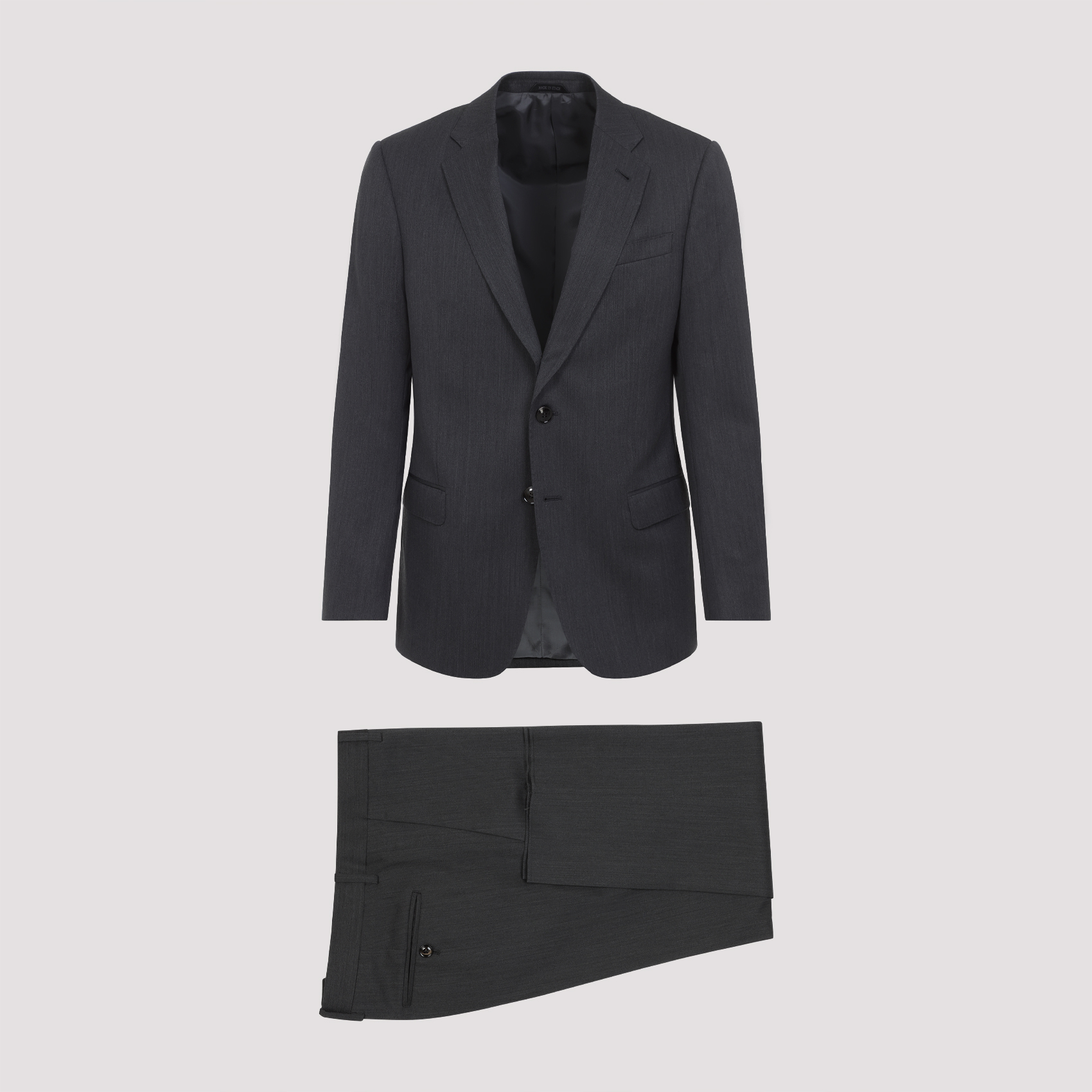 Giorgio Armani Men's Grey Suit Virgin Wool Dress