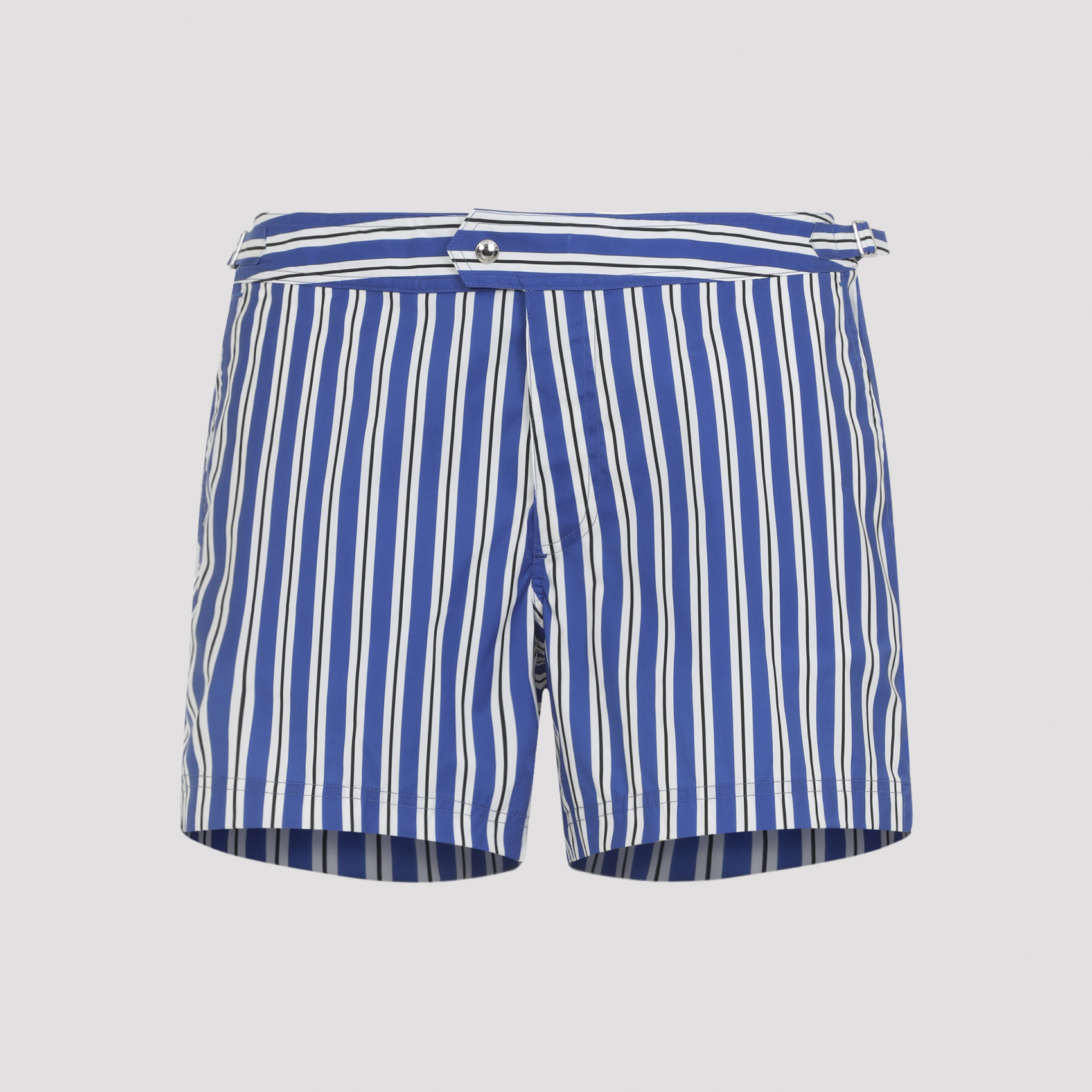 Tom Ford Men's Blue Regital Stripe Swim Shorts Polyester Swimwear