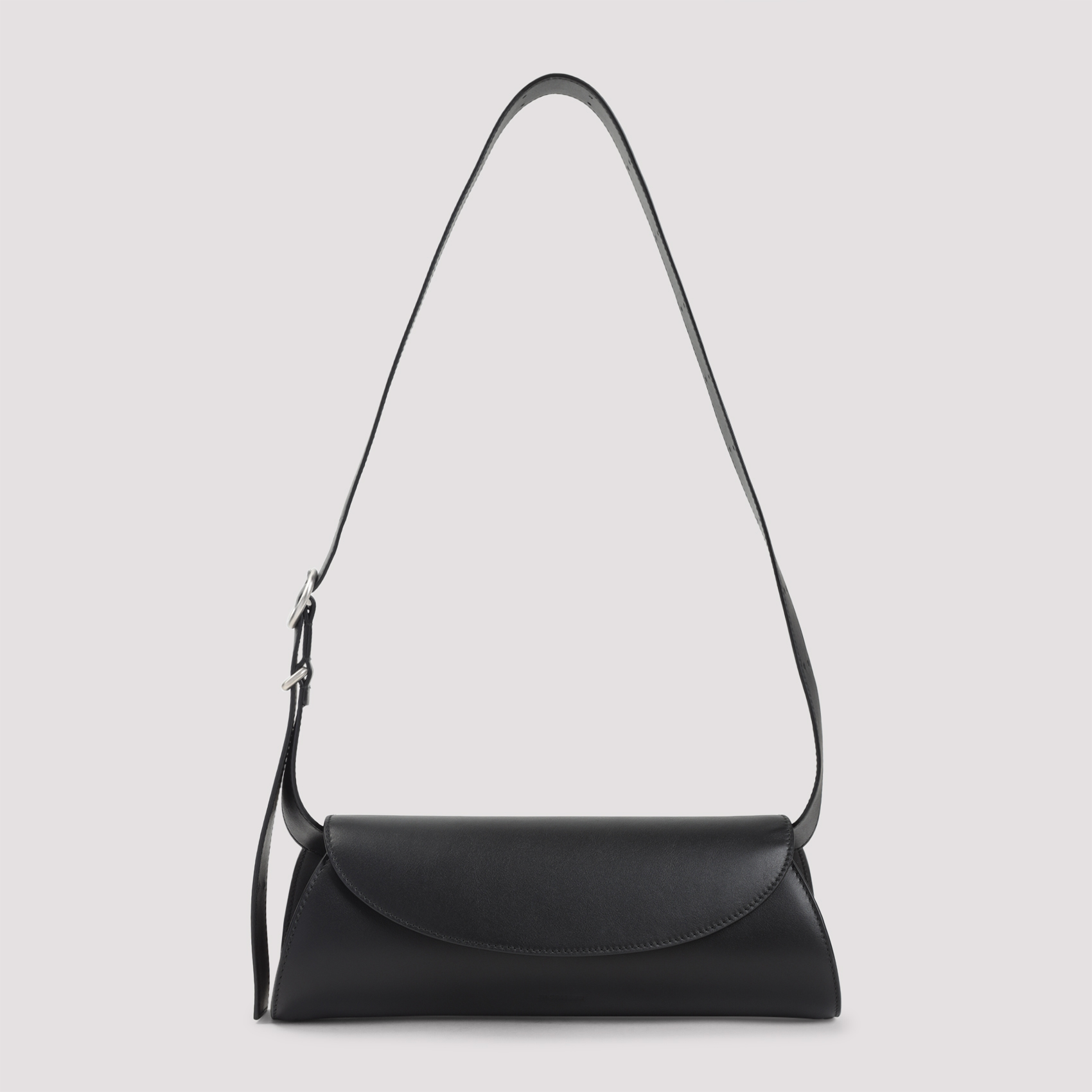 Jil Sander Men's Black Sm Cannolo Handbag Calf Leather Bag