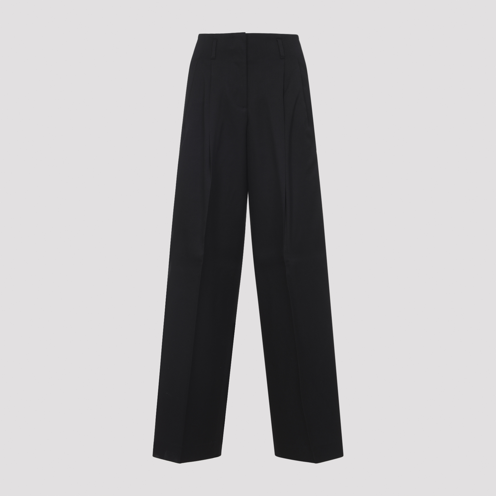 Golden Goose Women's Black Wide Leg Pant Virgin Wool
