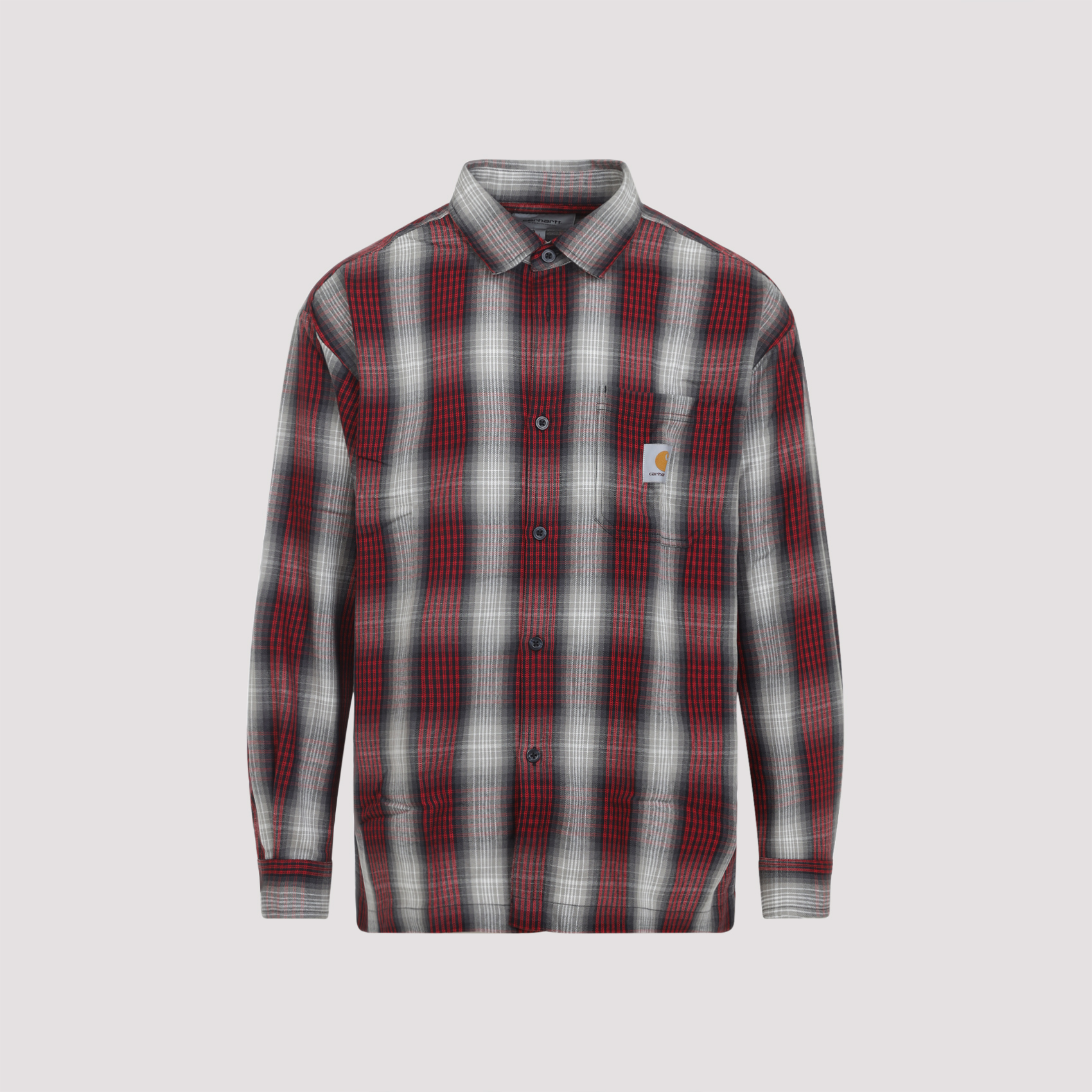 Carhartt Wip Men's Multicolour L-S Harlin Shirt Acrylic