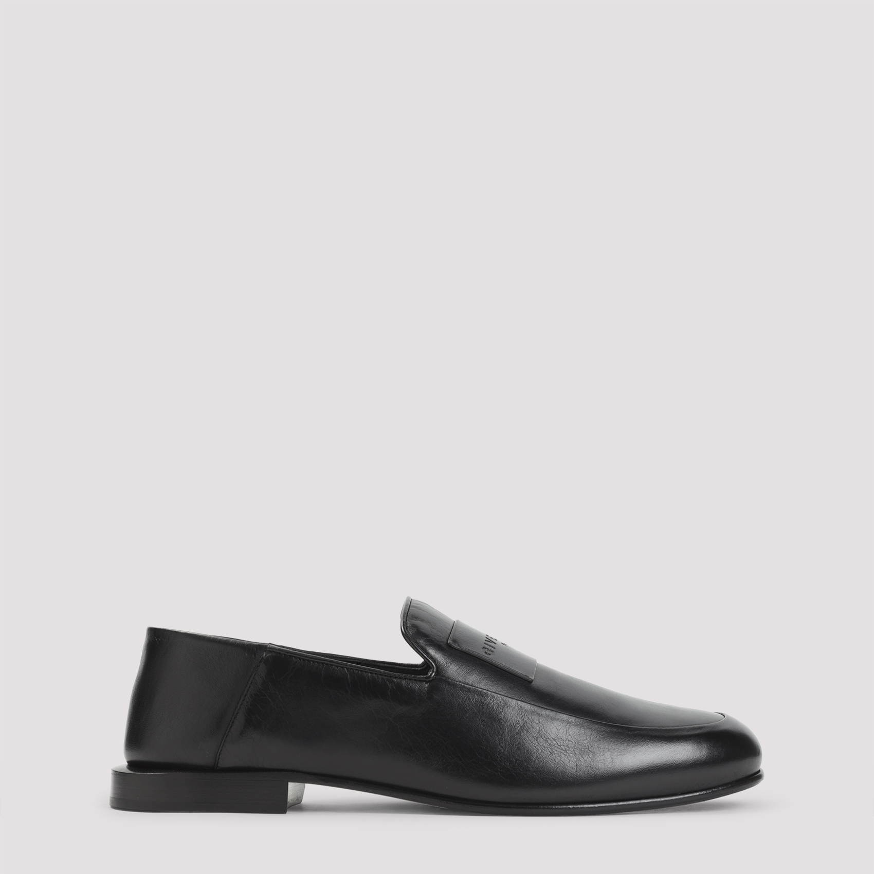 Givenchy Men's Black Lamb Leather Loafers Shoe