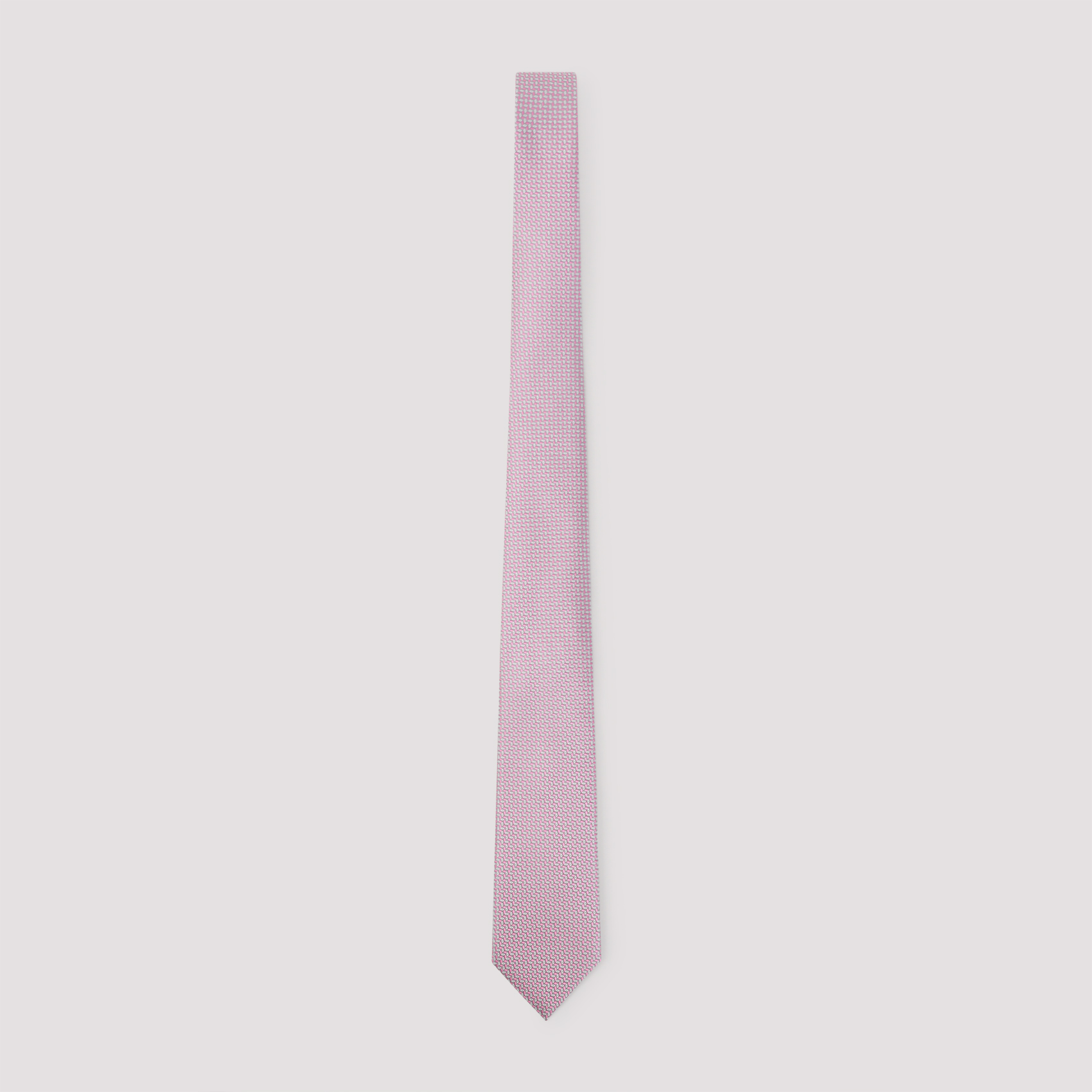 Giorgio Armani Men's Pink & Purple Silk Tie