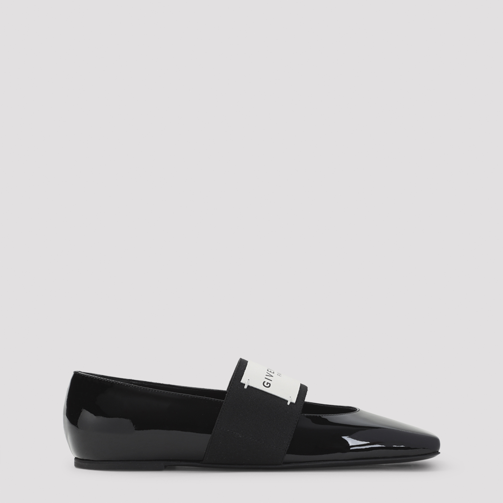 Givenchy Women's Black Calf Leather Ballerinas Shoe