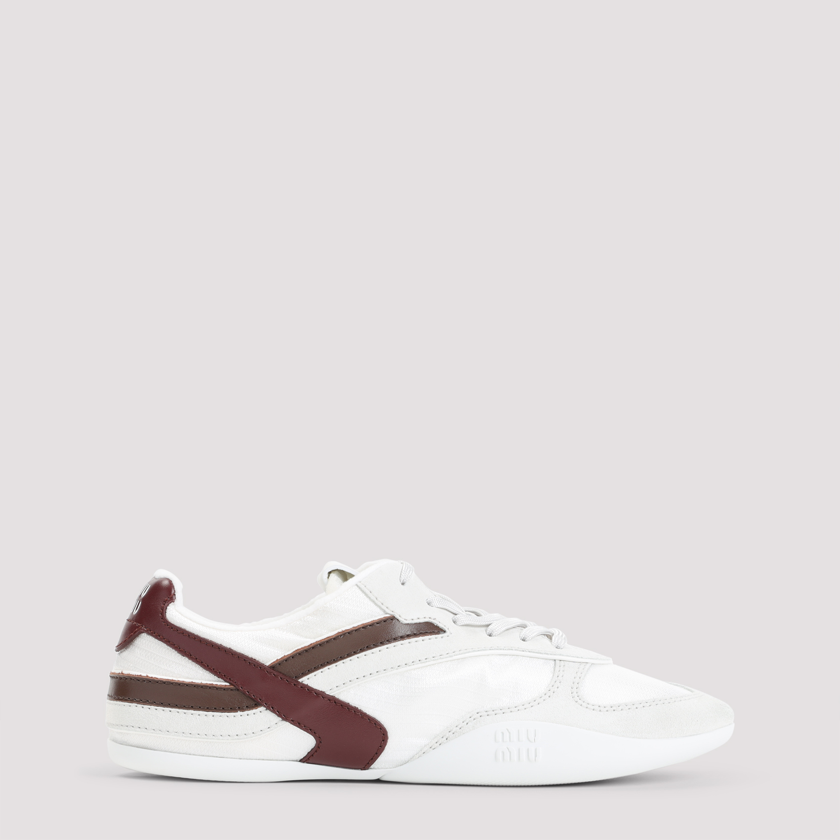 Miu Miu Women's White Sneakers Calf Leather