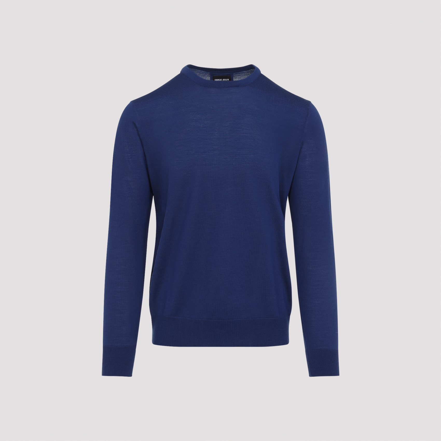 Giorgio Armani Men's Blue Sweater Virgin Wool