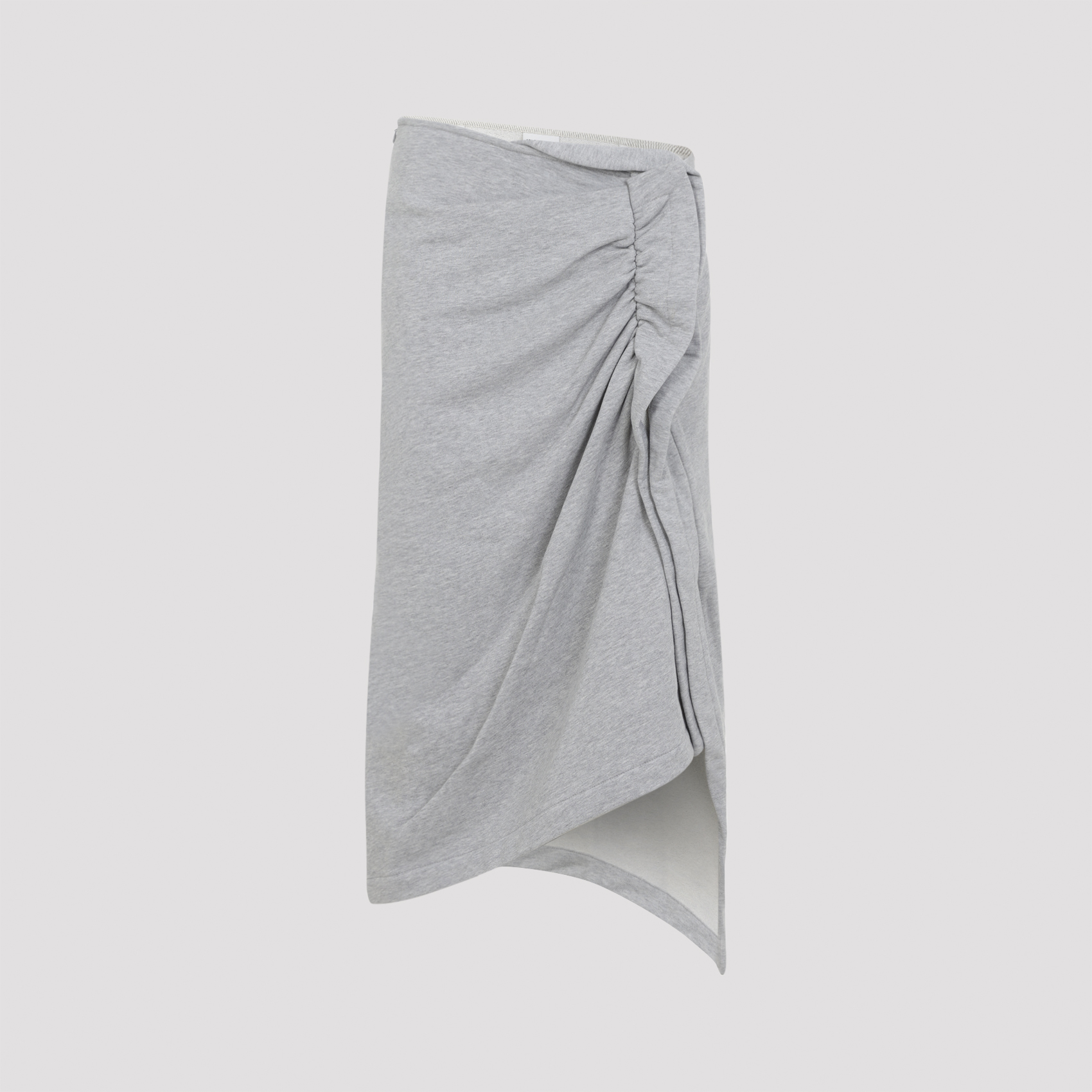 Dries Van Noten Women's Grey Hanam Midi Skirt Cotton