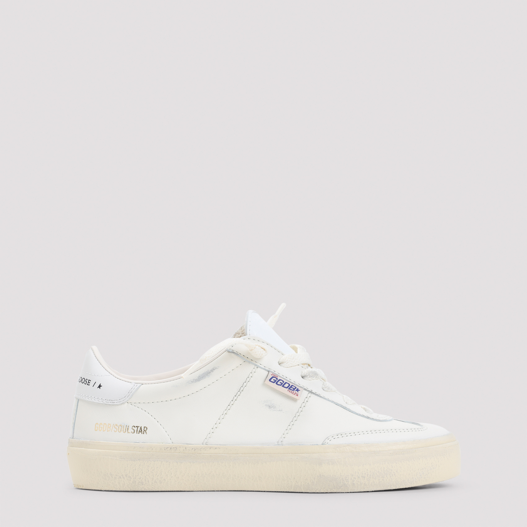 Golden Goose Women's White Soulstar Sneakers Cow Leather Ovine Shoe