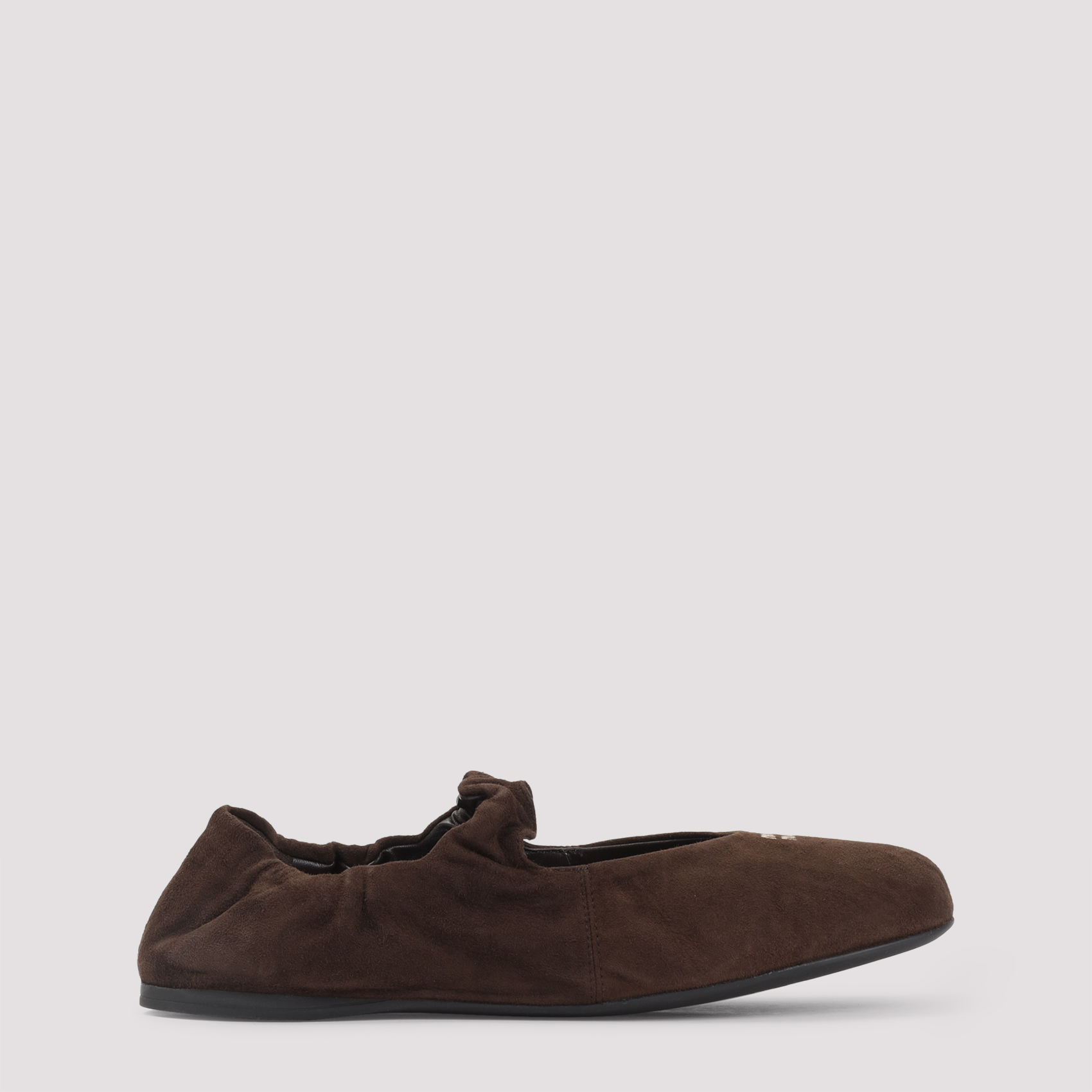 Miu Miu Women's Brown Ballerinas Lamb Leather Shoe