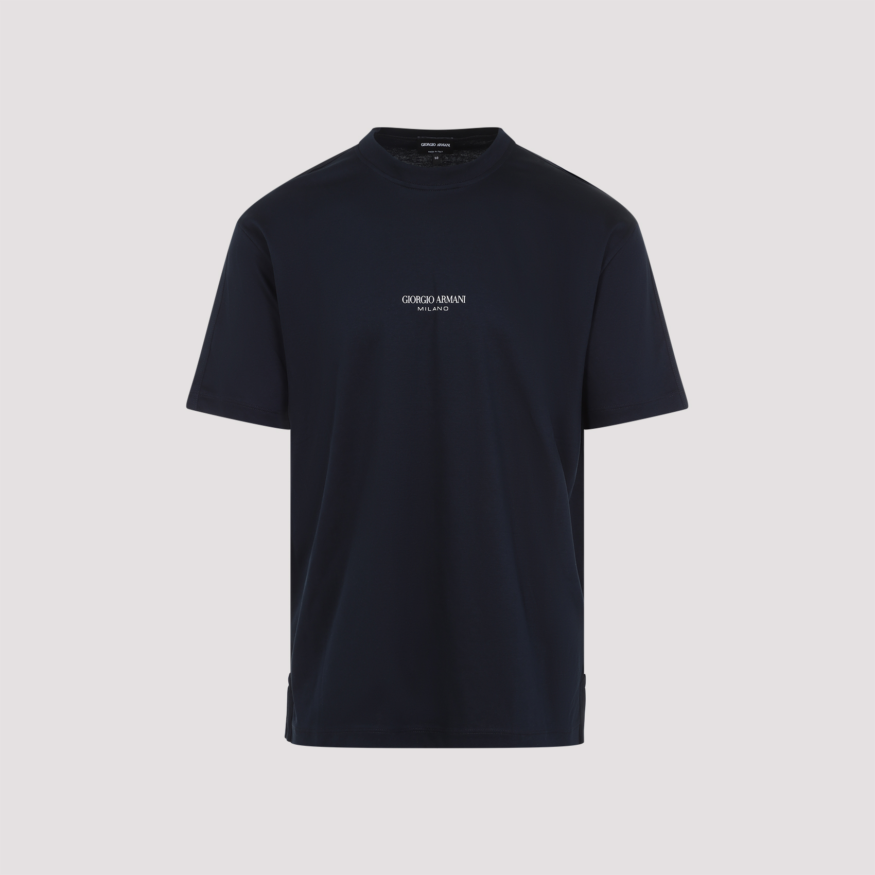 Giorgio Armani Men's Blue Cotton T-Shirt Tshirt