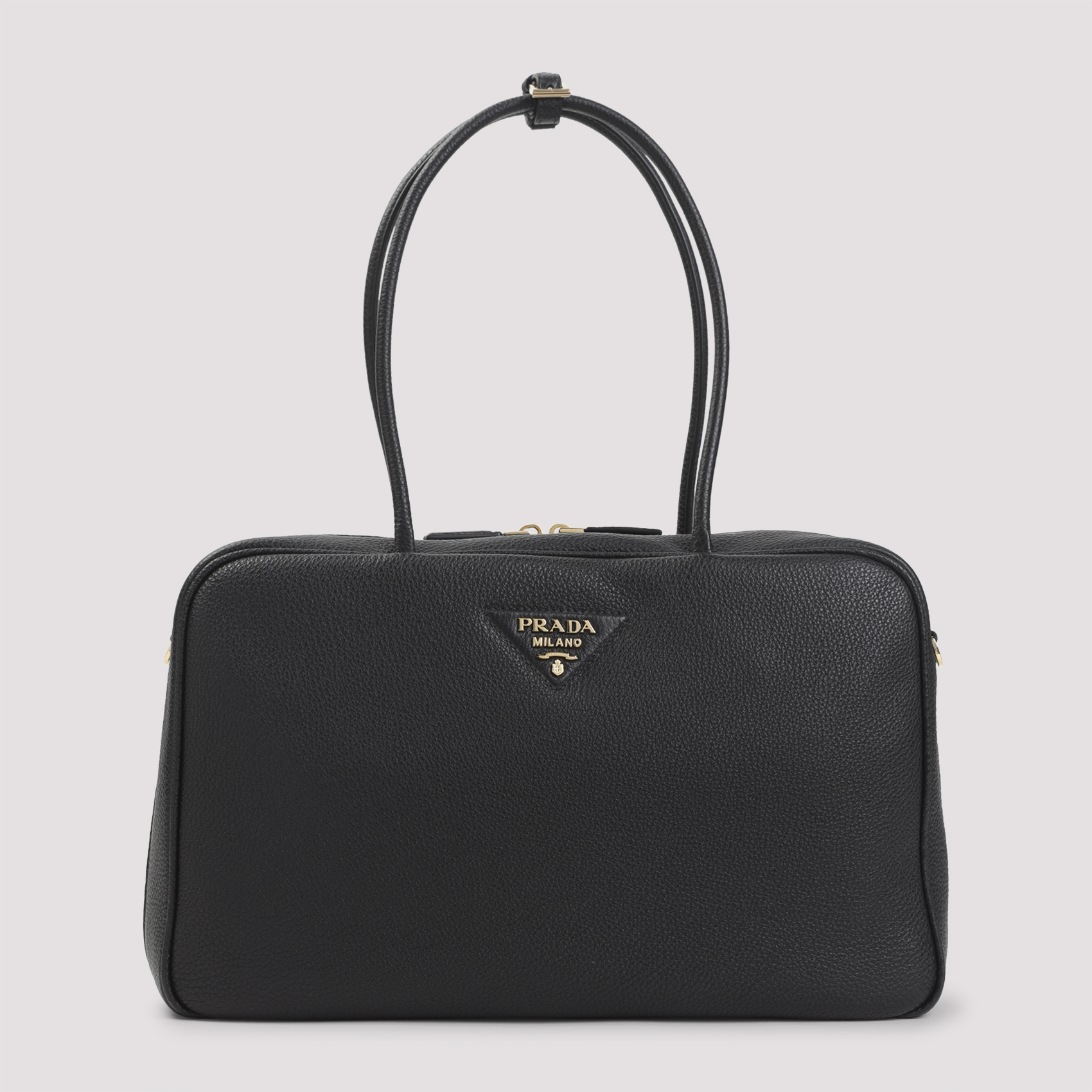 Prada Women's Black Calf Leather Handbag Bag