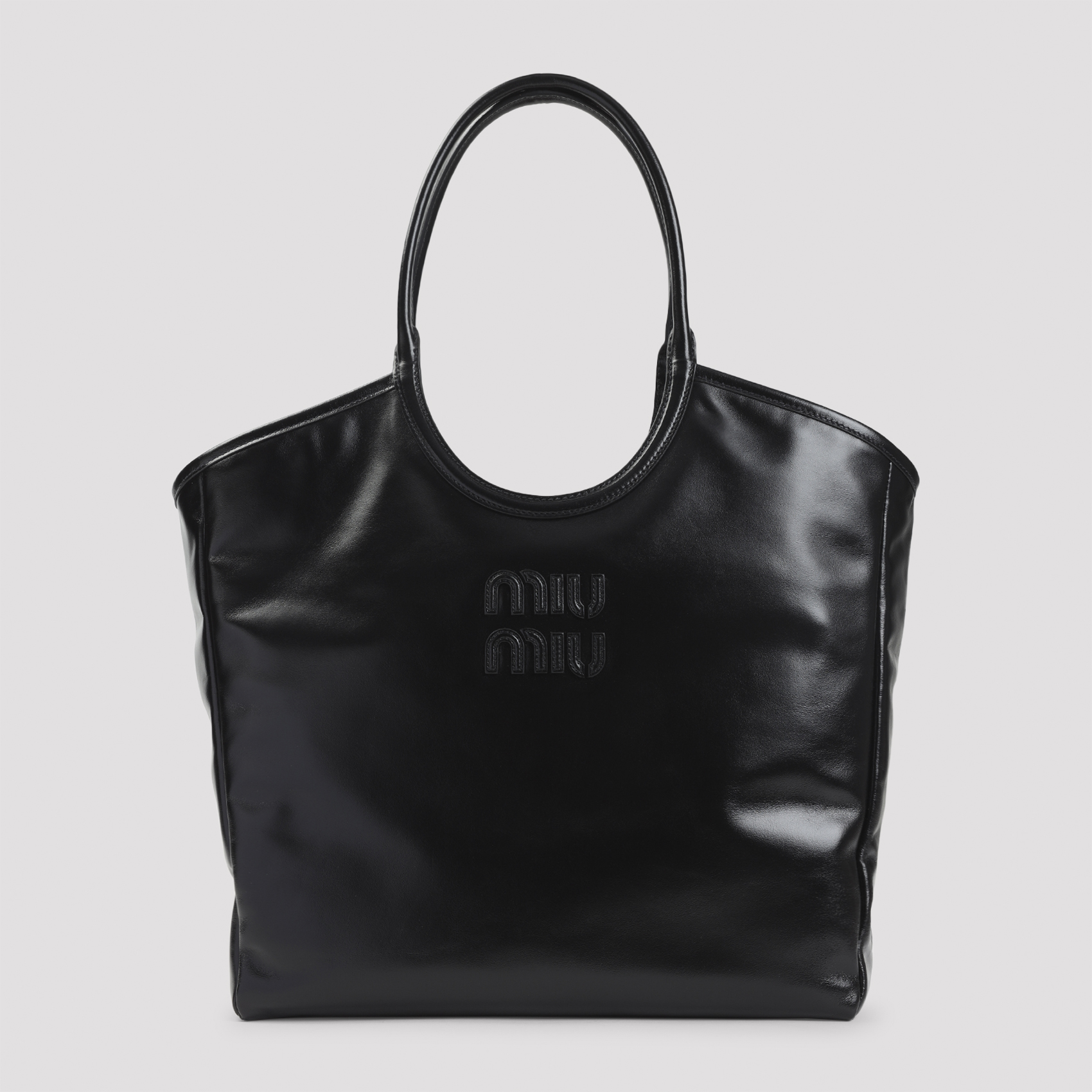 Miu Miu Women's Black Calf Leather Handbag Bag