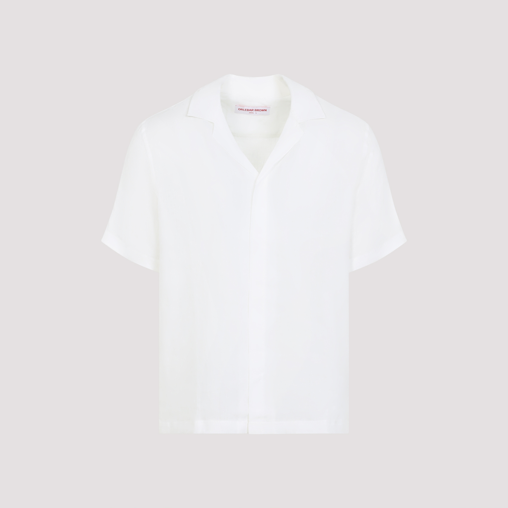 Orlebar Brown Men's White Maitan Ii Shirt Linen