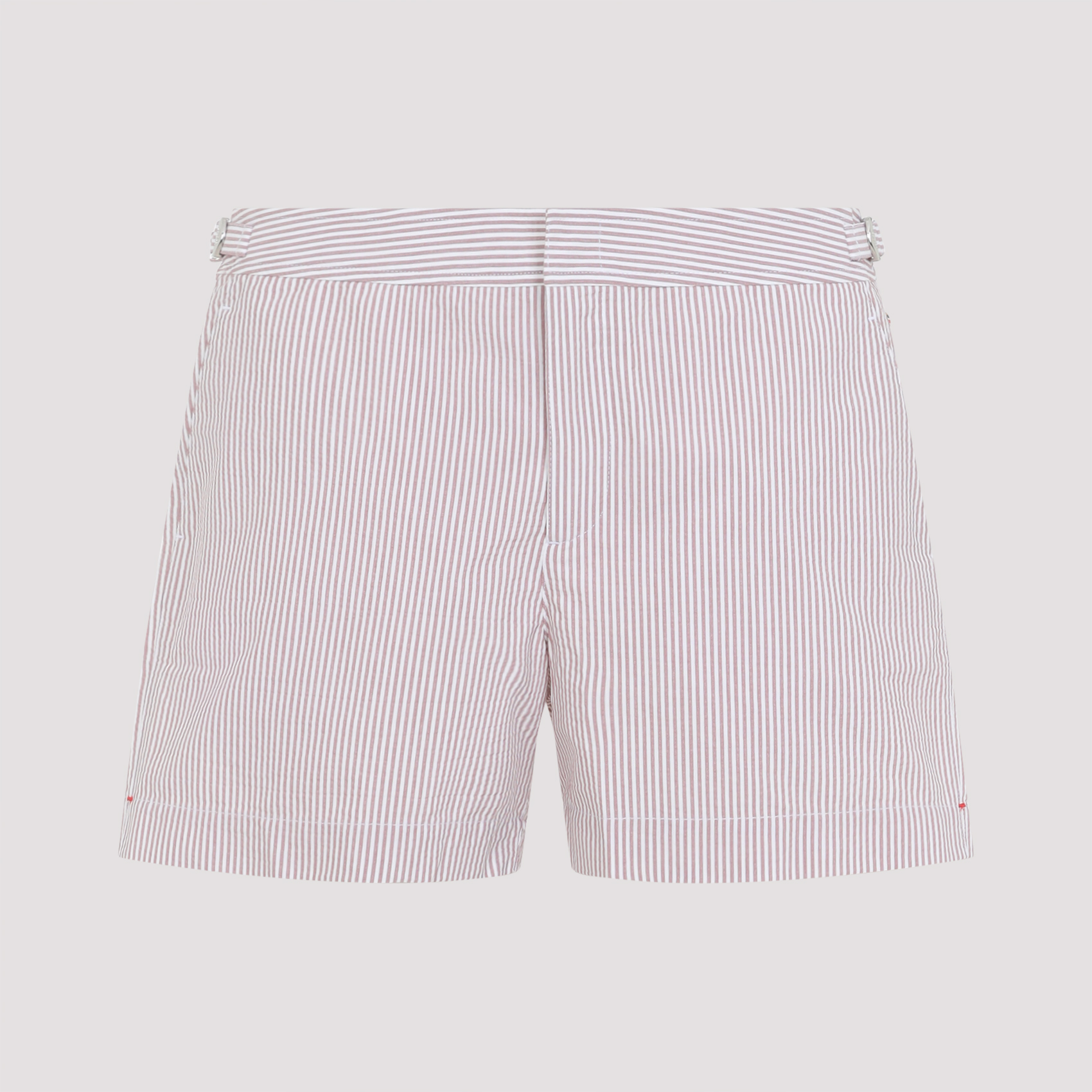 Orlebar Brown Men's Red Setter Seersuckers Swim Shorts Polyester Viscose Swimwear