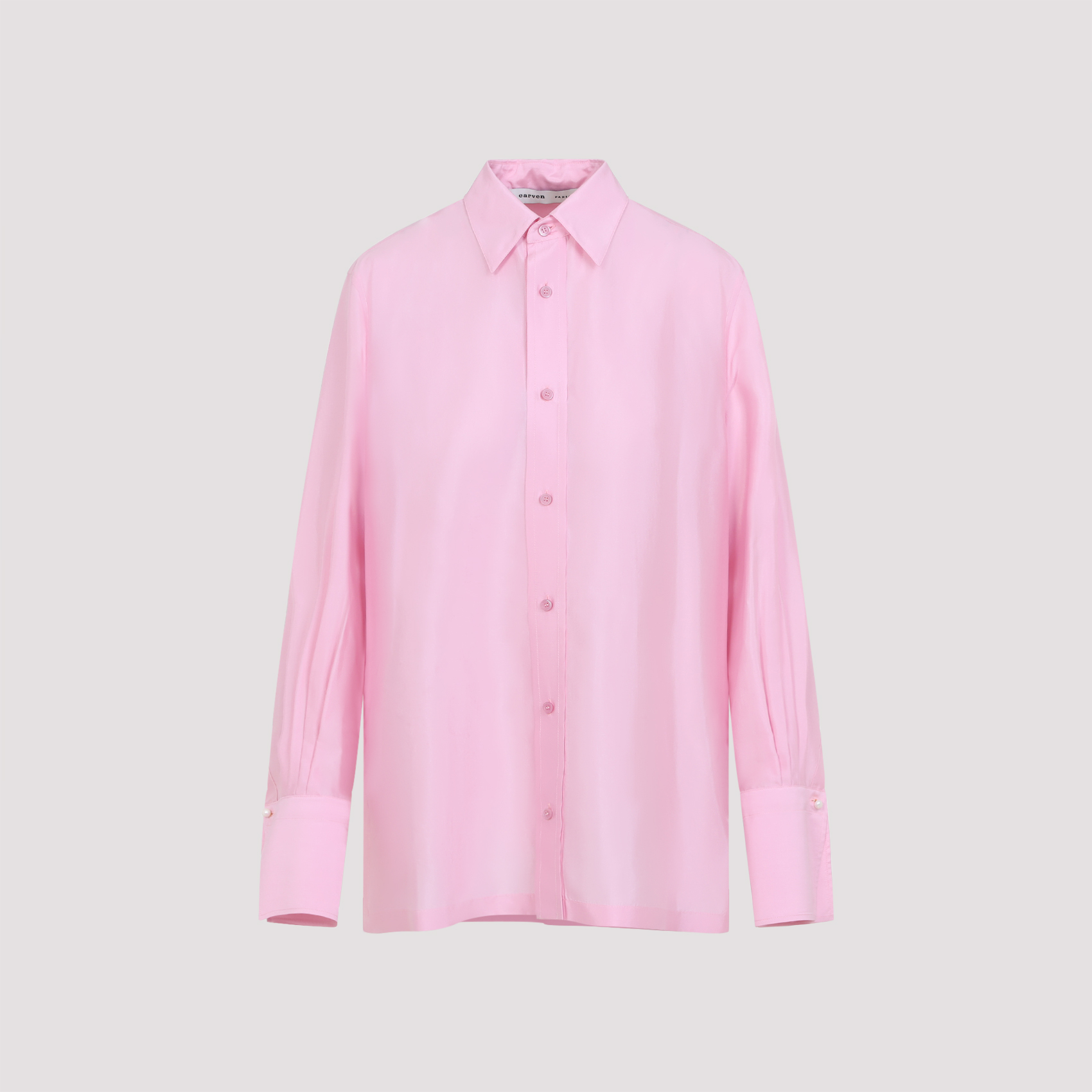 Carven Women's Pink & Purple Silk Shirt