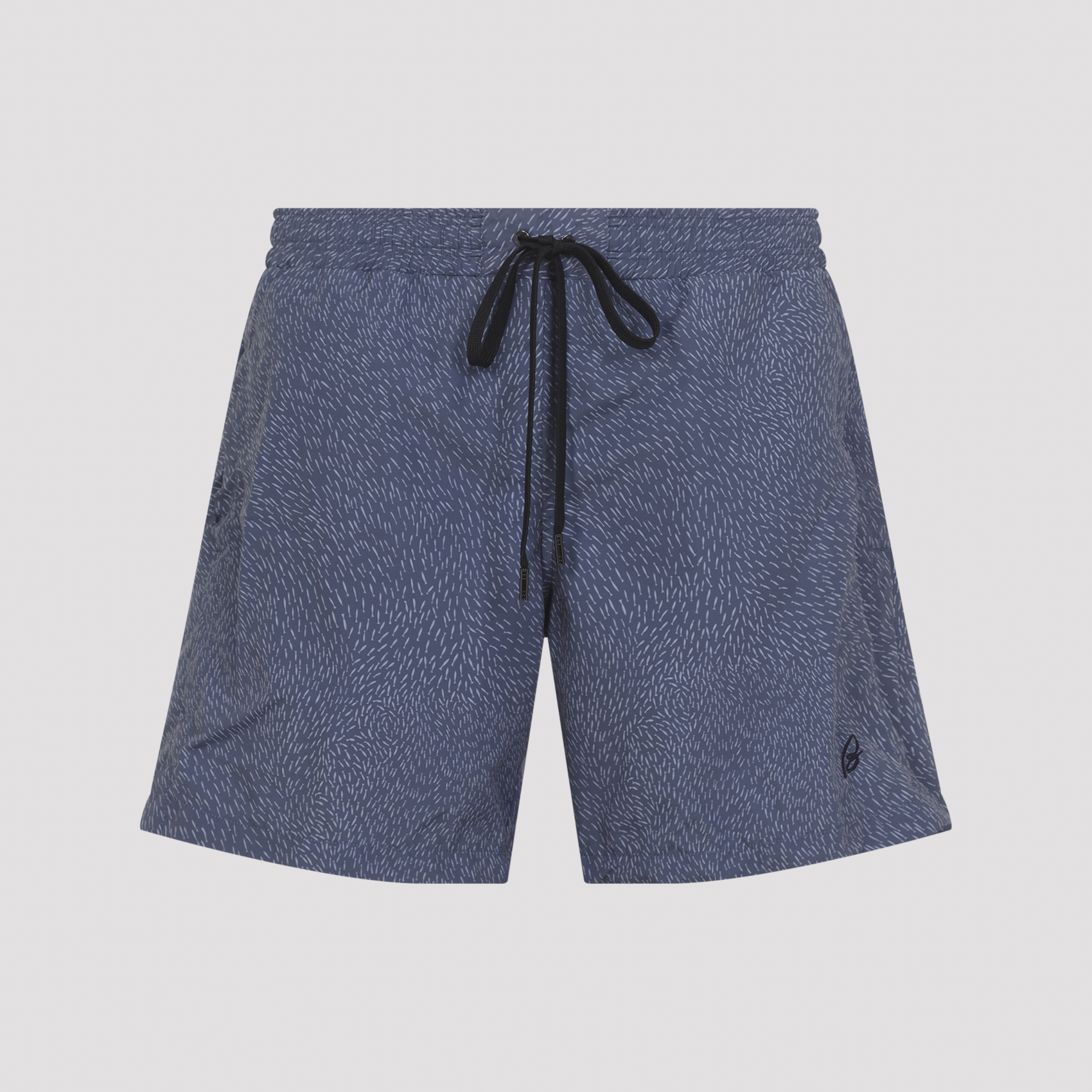 Brioni Men's Blue 17Cm Swim Shorts Polyester Swimwear