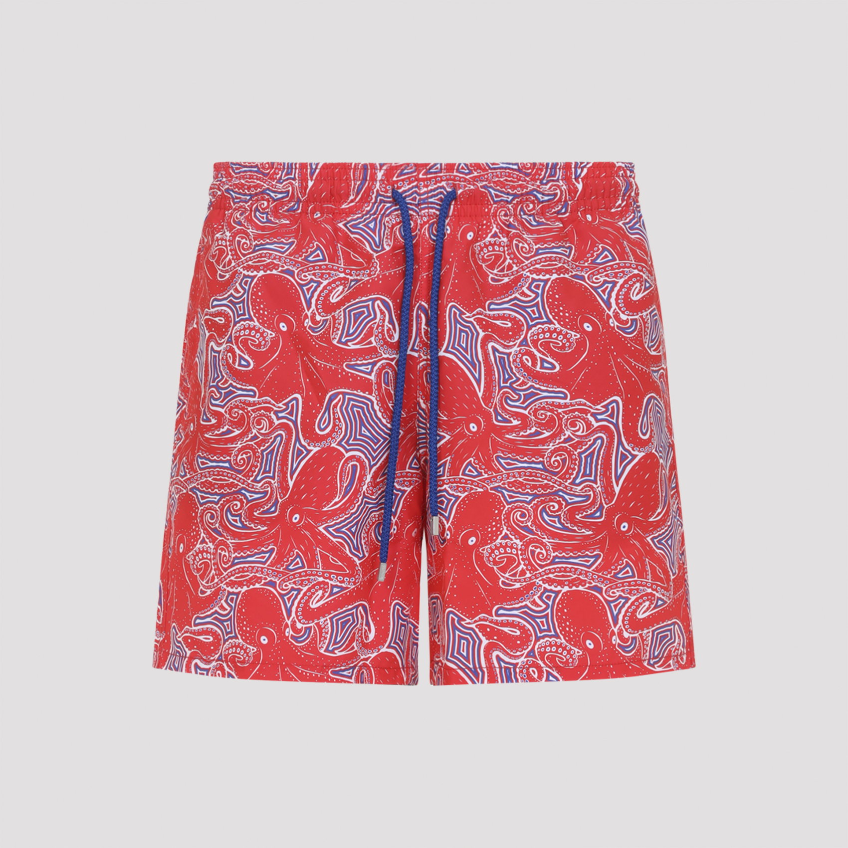 Vilebrequin Men's Red Moorea Swim Shorts Recycled Polyamide Swimwear