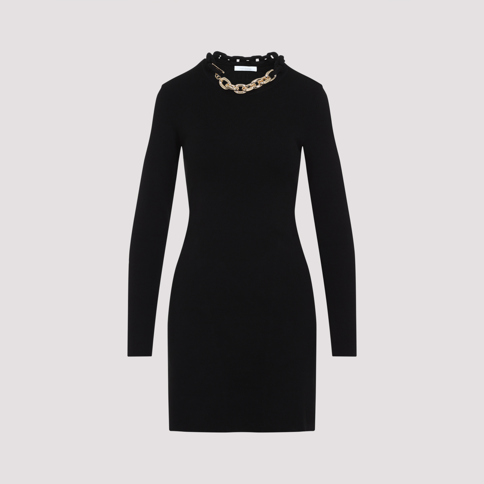 Rabanne Women's Black Silk Mini Dress
